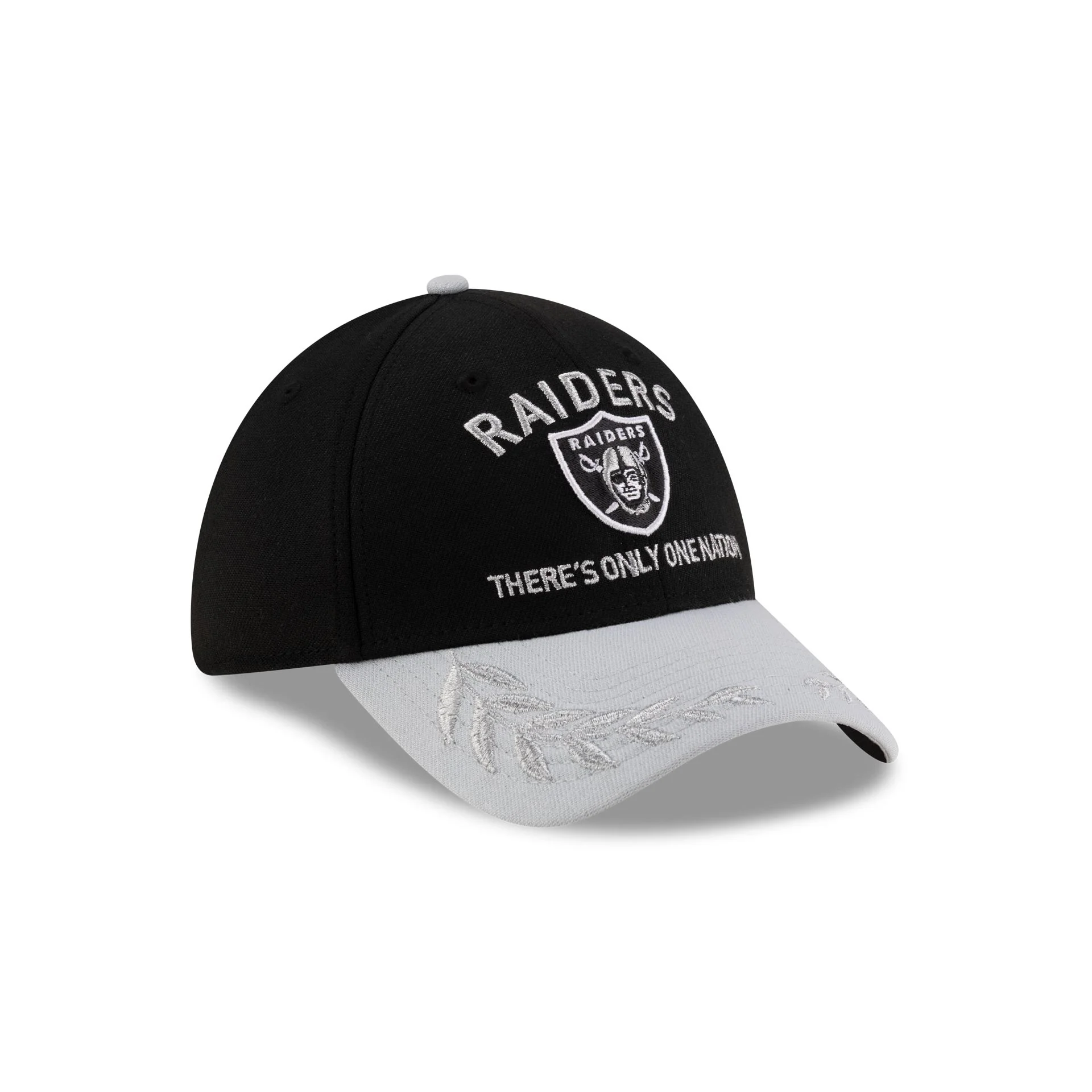 Las Vegas Raiders 2025 Draft 39THIRTY Stretch Fit Hat
