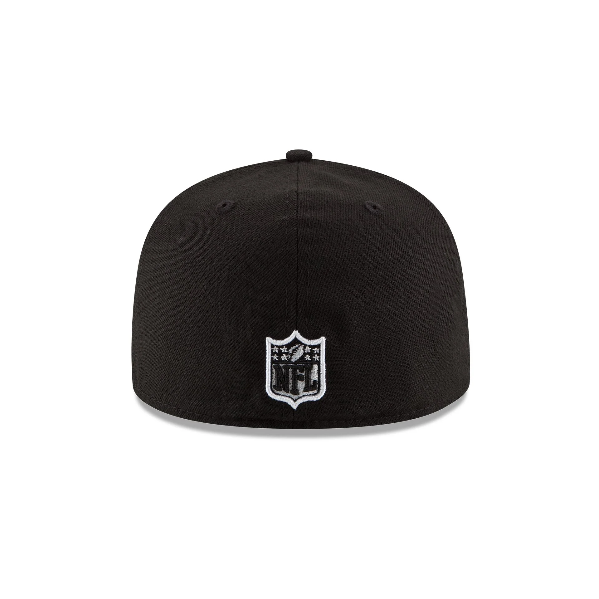 Detroit Lions Black & White 59FIFTY Fitted Hat