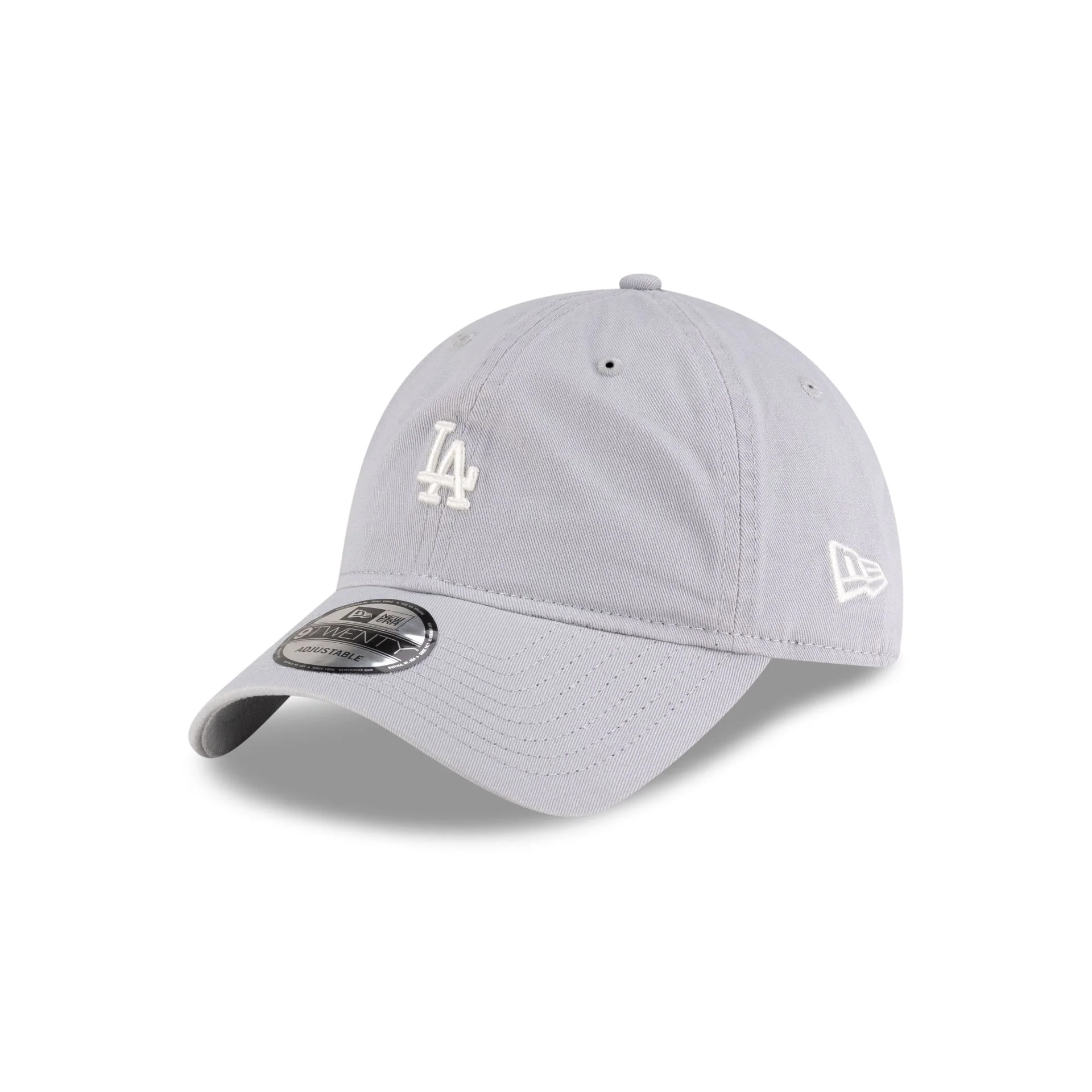 Los Angeles Dodgers Mini Logo Washed Gray 9TWENTY Adjustable Hat