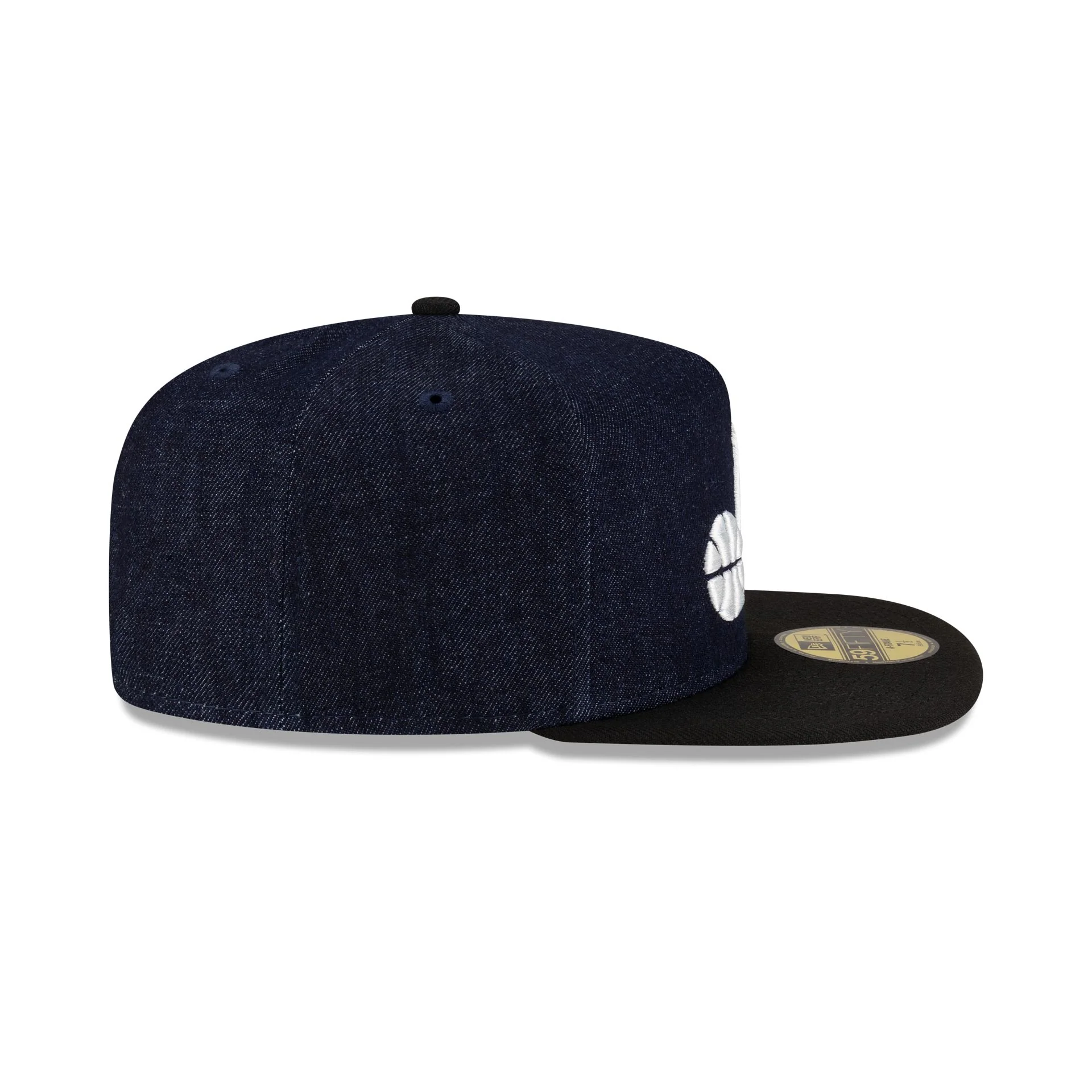 Utah Jazz Navy Denim 59FIFTY A-Frame Fitted Hat