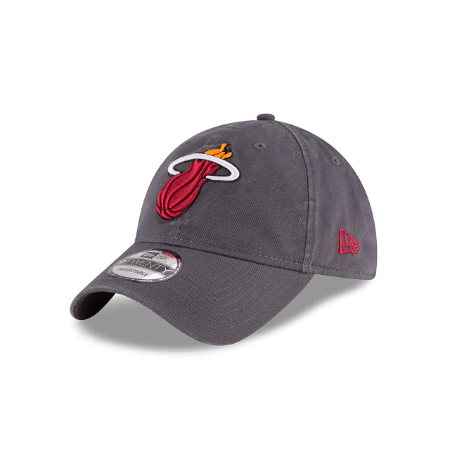 Miami Heat Core Classic Gray 9TWENTY Adjustable Hat
