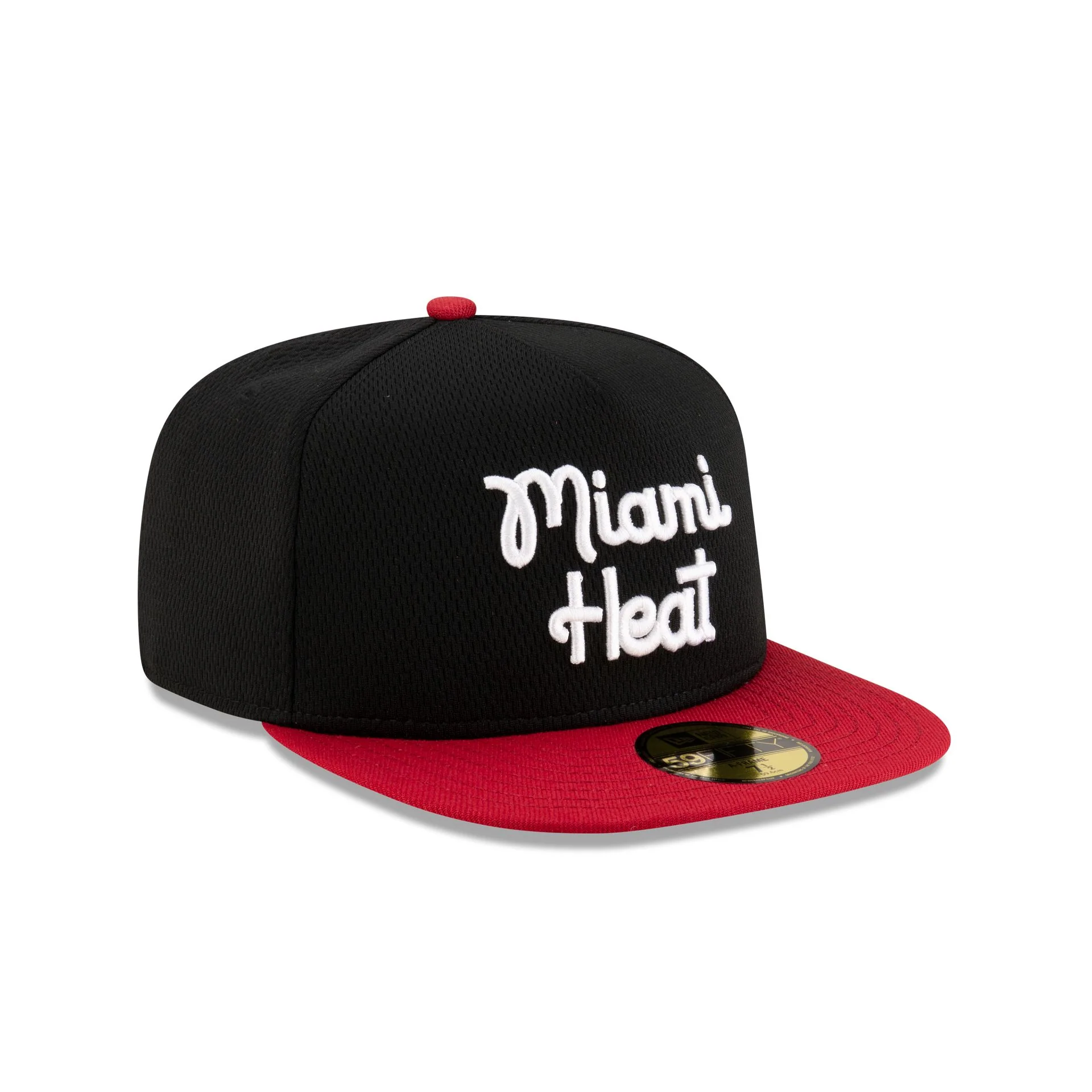 Miami Heat Dashmark Mesh 59FIFTY A-Frame Fitted Hat