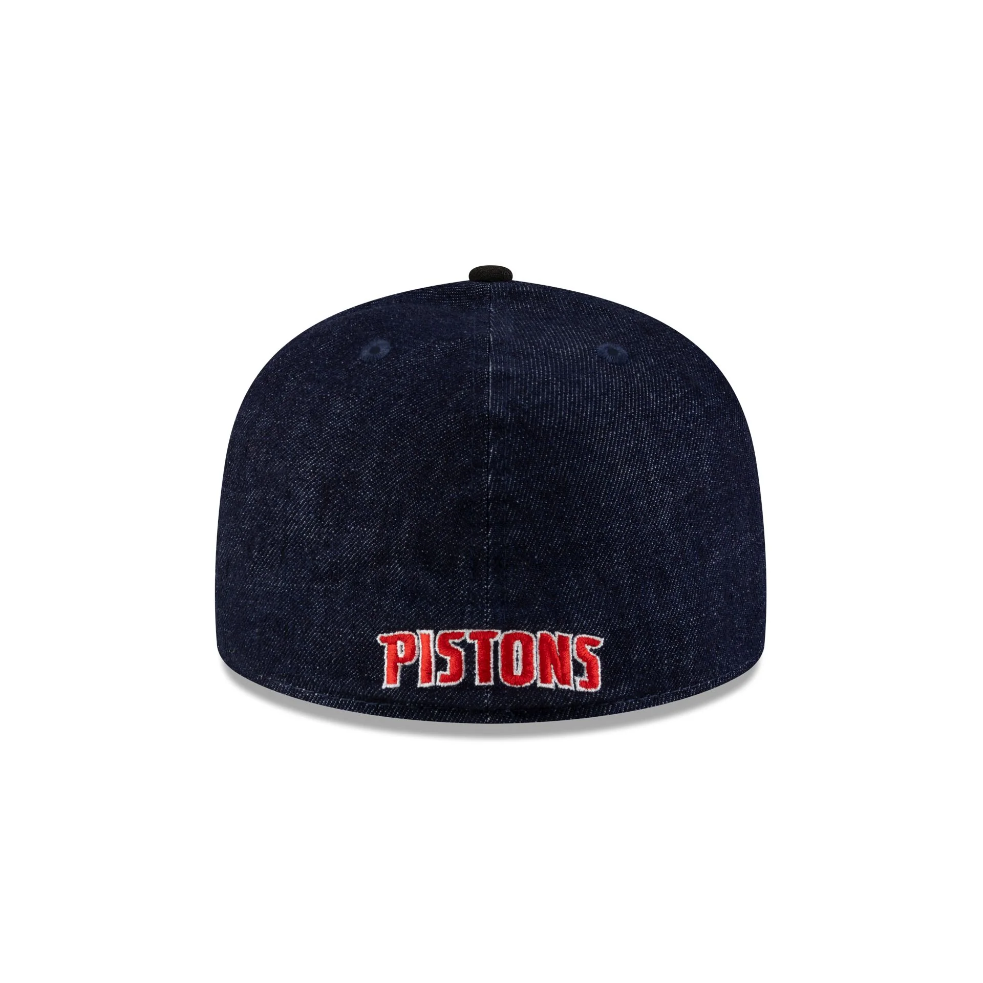 Detroit Pistons Navy Denim 59FIFTY A-Frame Fitted Hat