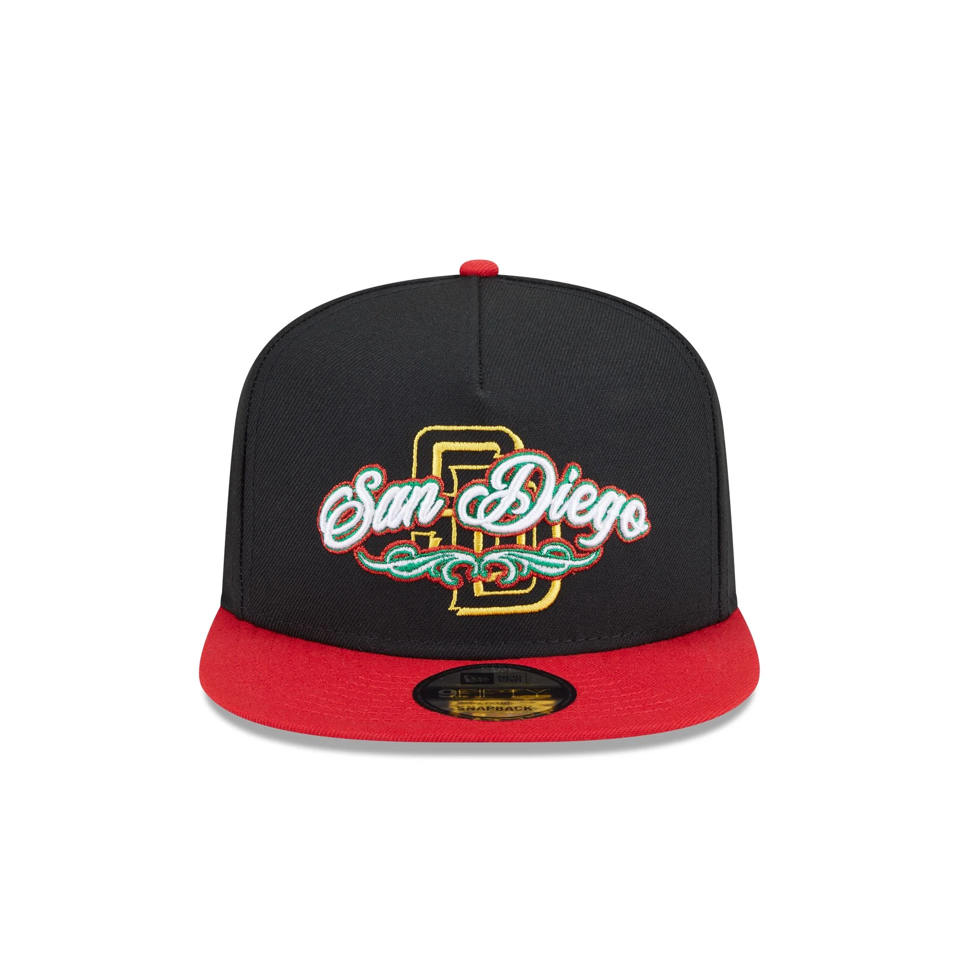 San Diego Padres City Script 9FIFTY A-Frame Snapback Hat
