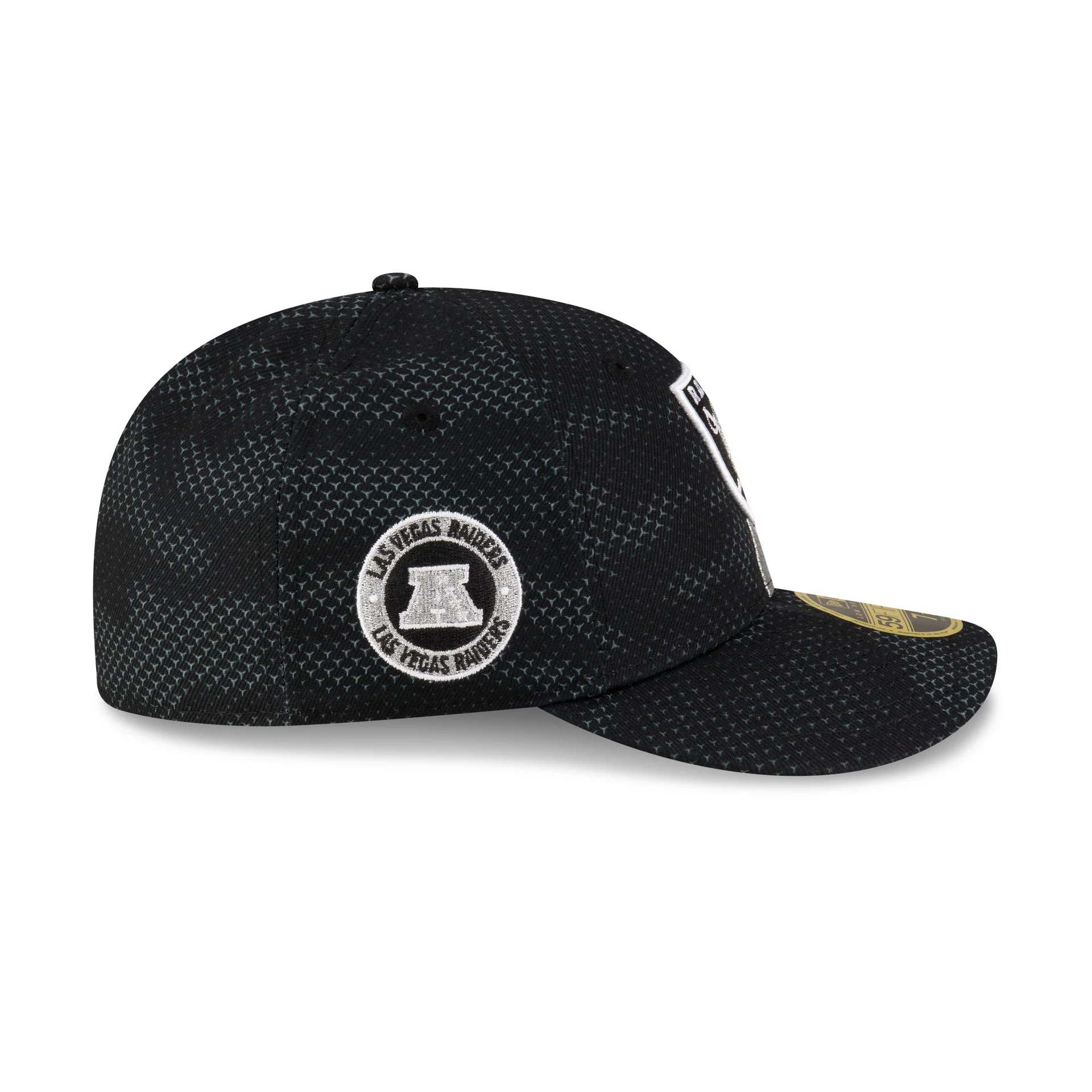 Las Vegas Raiders 2024 Sideline Low Profile 59FIFTY Fitted Hat