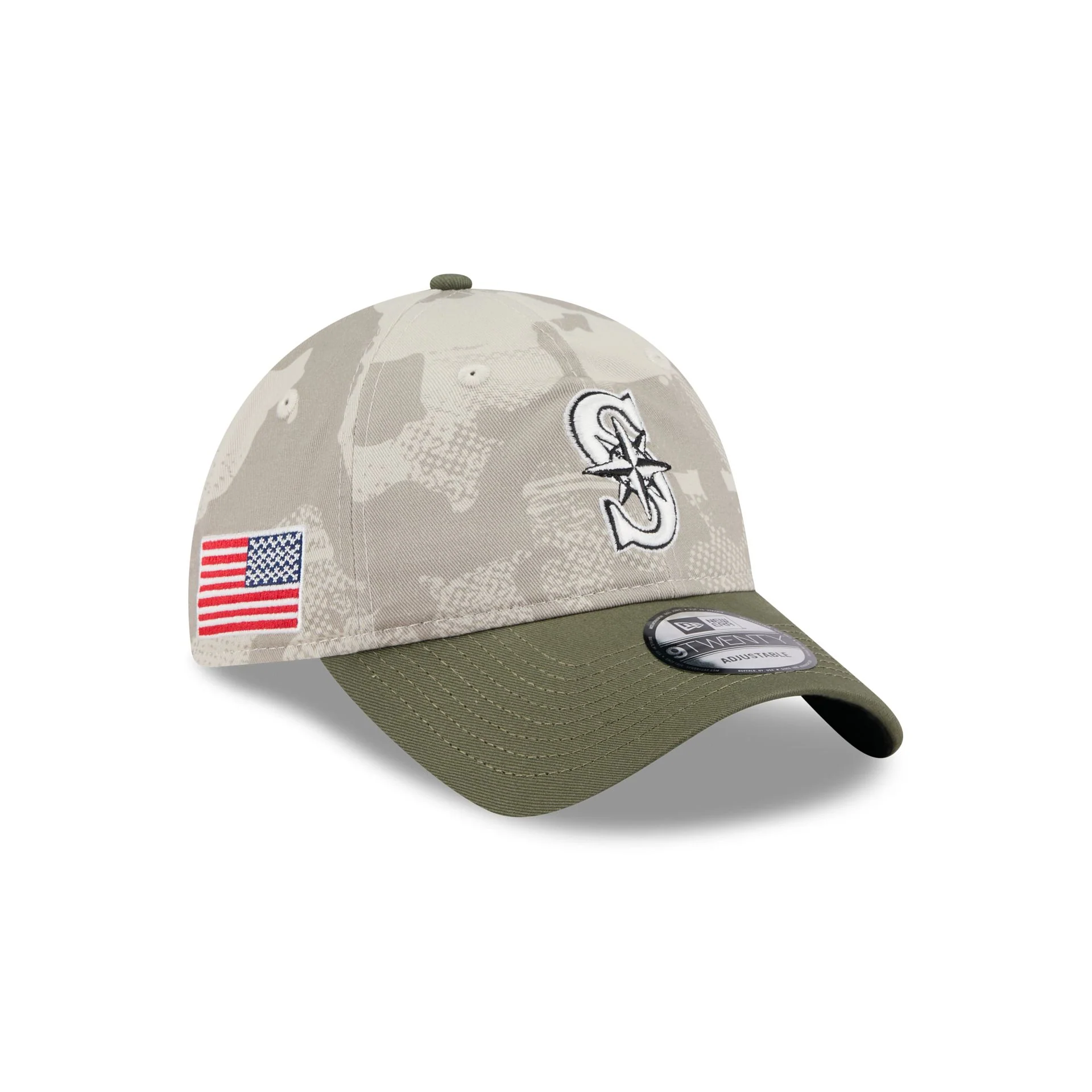 Seattle Mariners Armed Forces Day 2025 9TWENTY Adjustable Hat