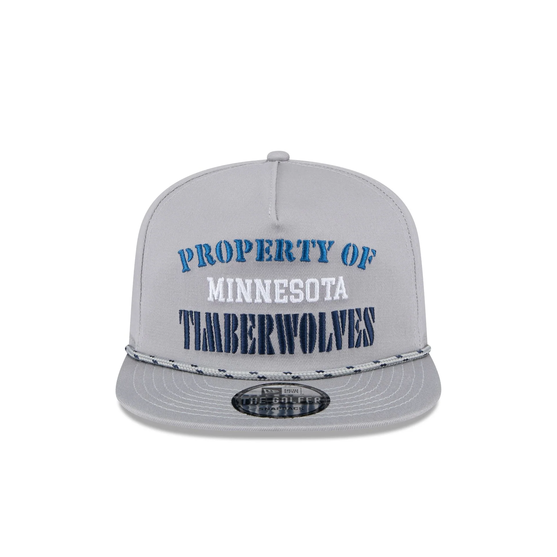 Minnesota Timberwolves Vintage Gray Rope Golfer Hat