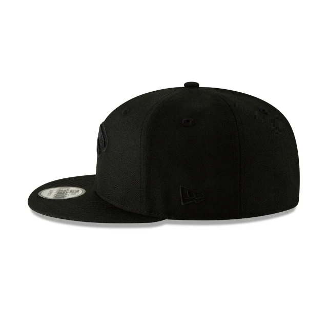 Atlanta Falcons Black On Black 9FIFTY Snapback Hat