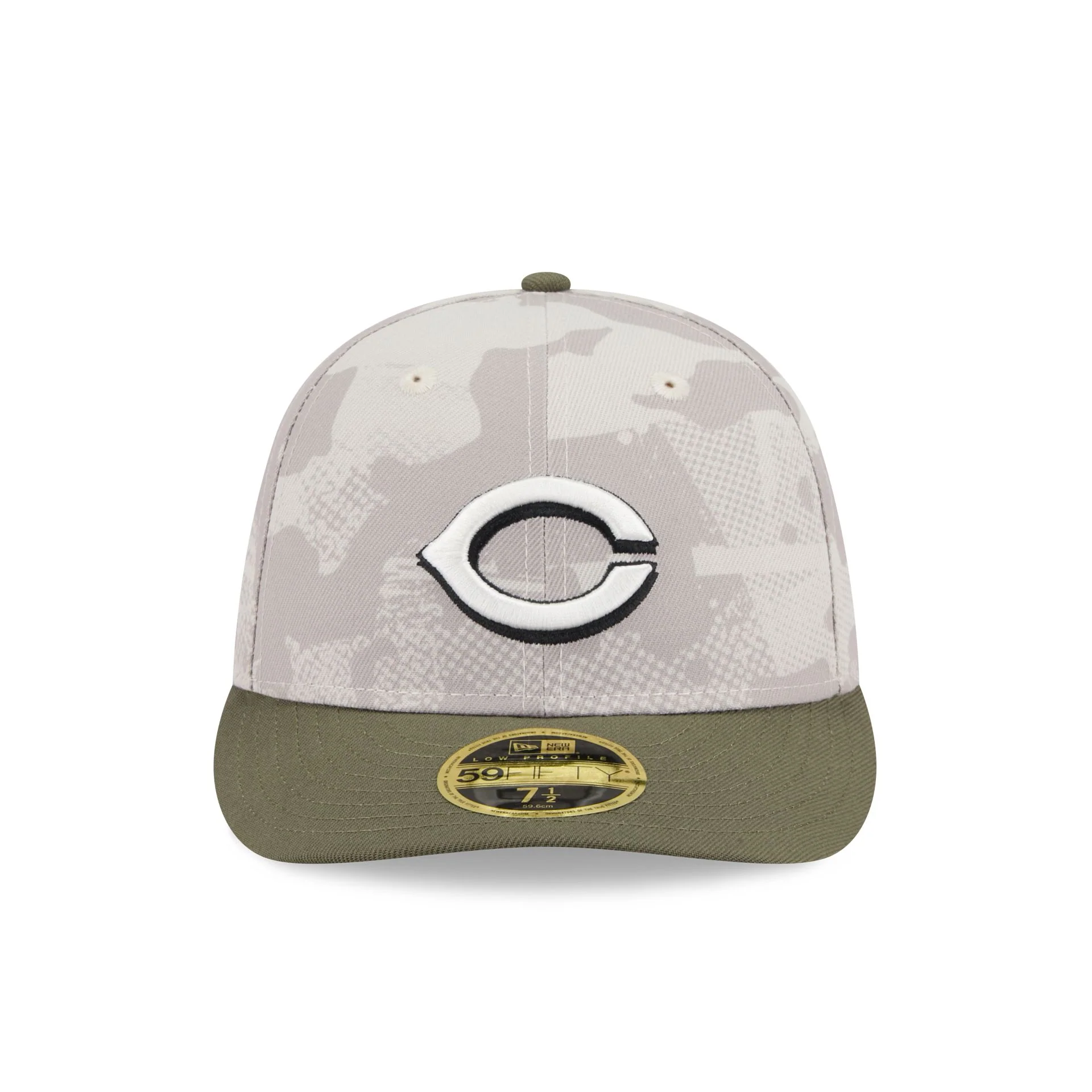 Cincinnati Reds Armed Forces Day 2025 Low Profile 59FIFTY Fitted Hat