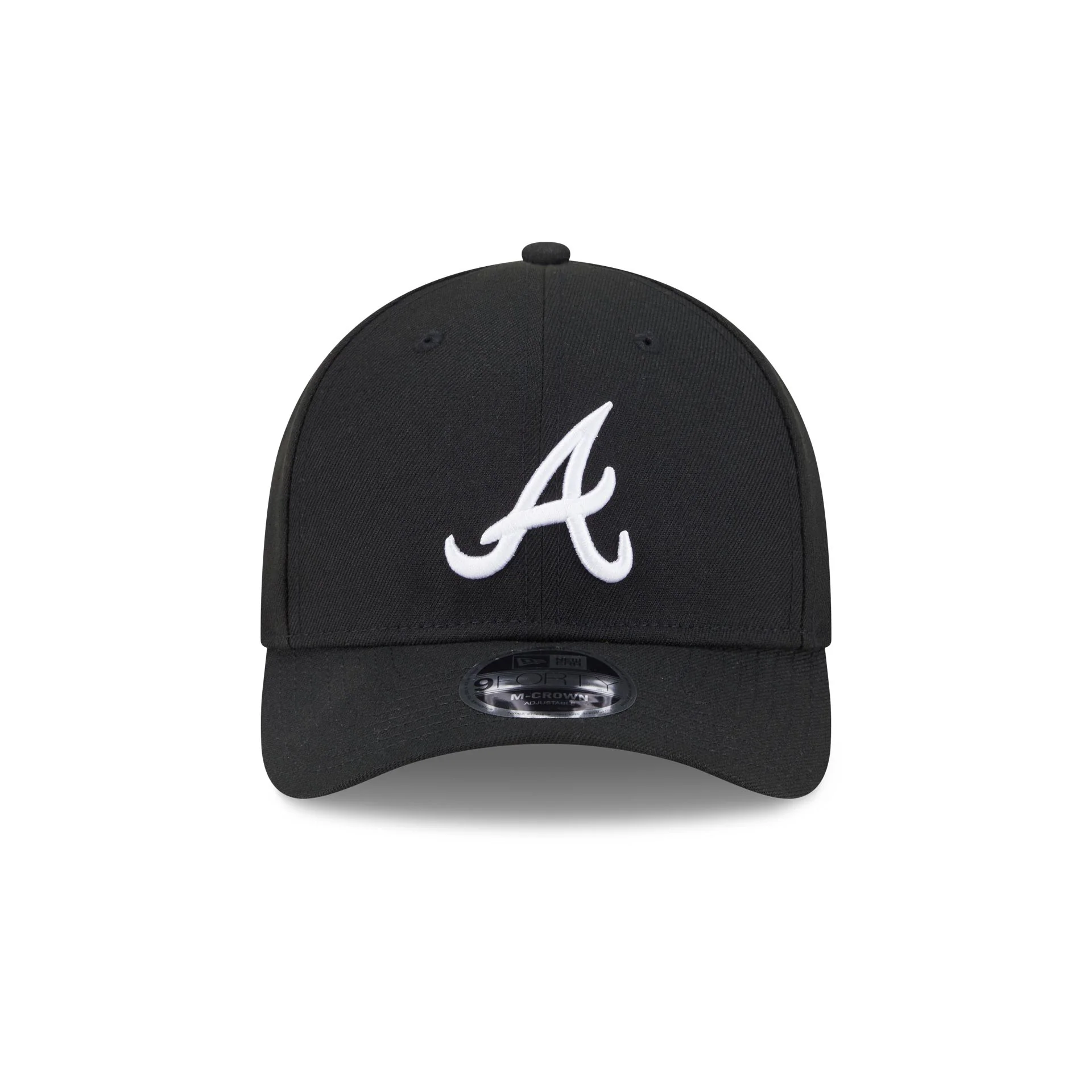 Atlanta Braves Black Authentic Collection 9FORTY M-Crown Snapback Hat