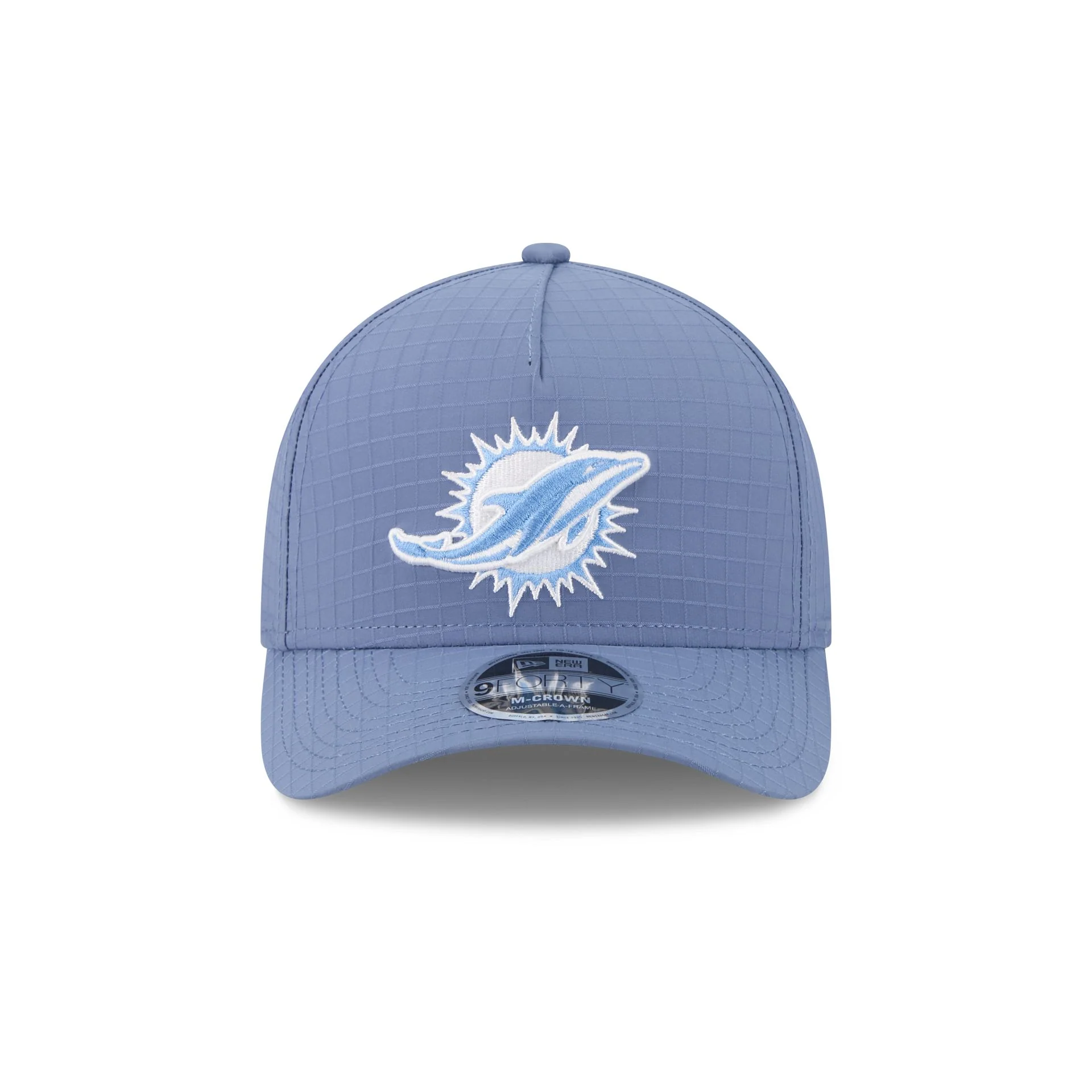 Miami Dolphins Blue Ripstop 9FORTY M-Crown A-Frame Snapback Hat