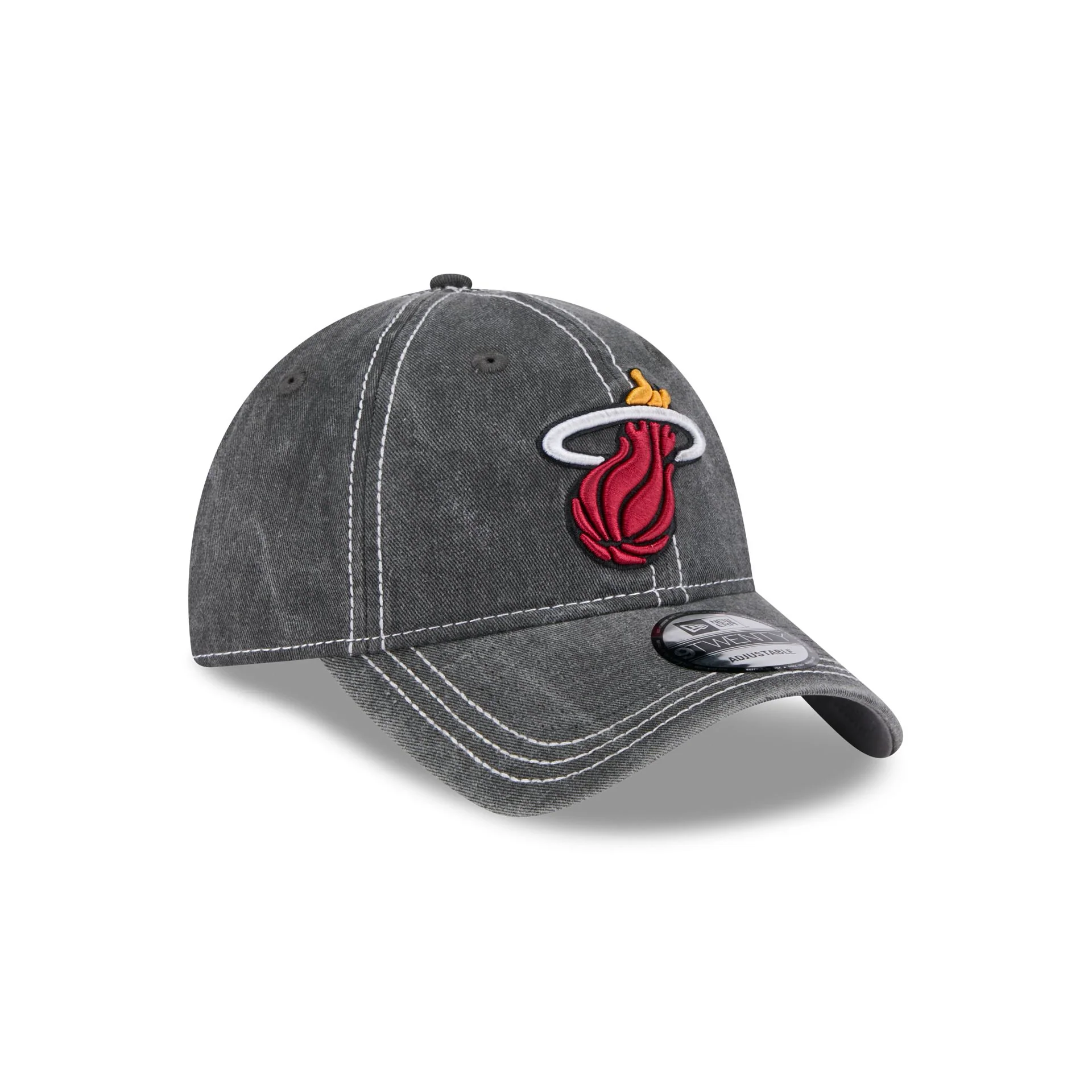 Miami Heat Washed Contrast 9TWENTY Adjustable Hat