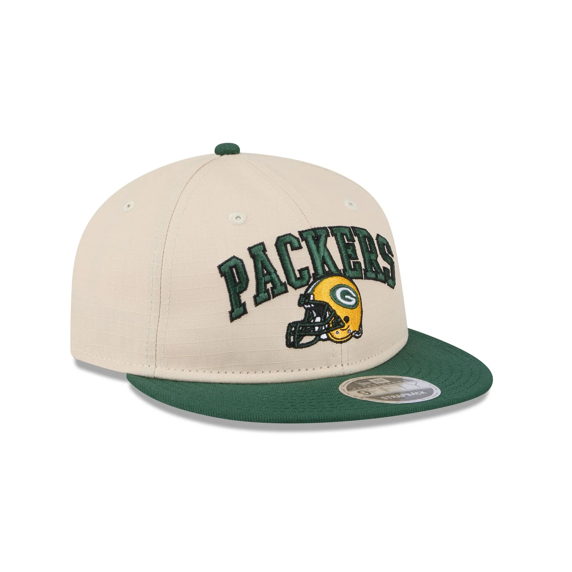 Green Bay Packers Historic Helmet Retro Crown 9FIFTY Snapback Hat