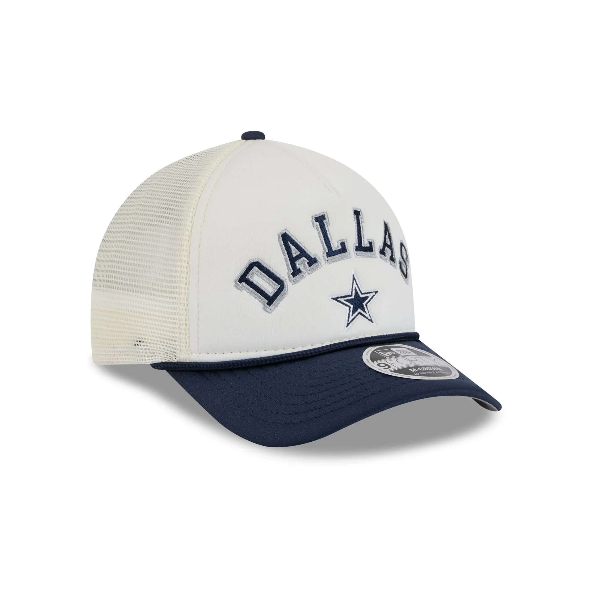 Dallas Cowboys Chrome Arch 9FORTY M-Crown A-Frame Trucker Hat