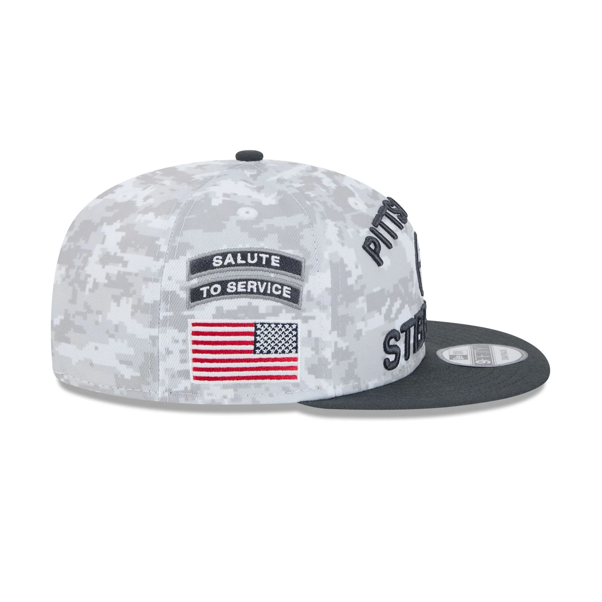 Pittsburgh Steelers 2024 Salute to Service 9FIFTY Snapback Hat