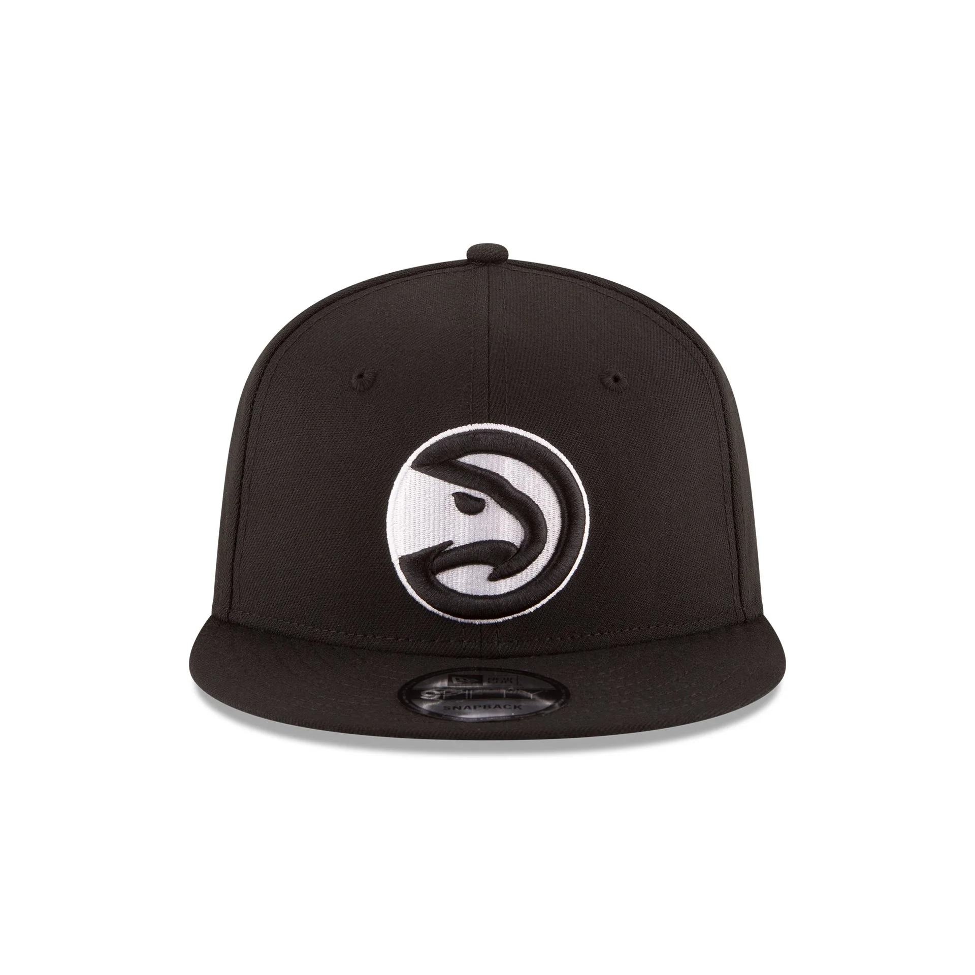 Atlanta Hawks Basic Black & White 9FIFTY Snapback Hat