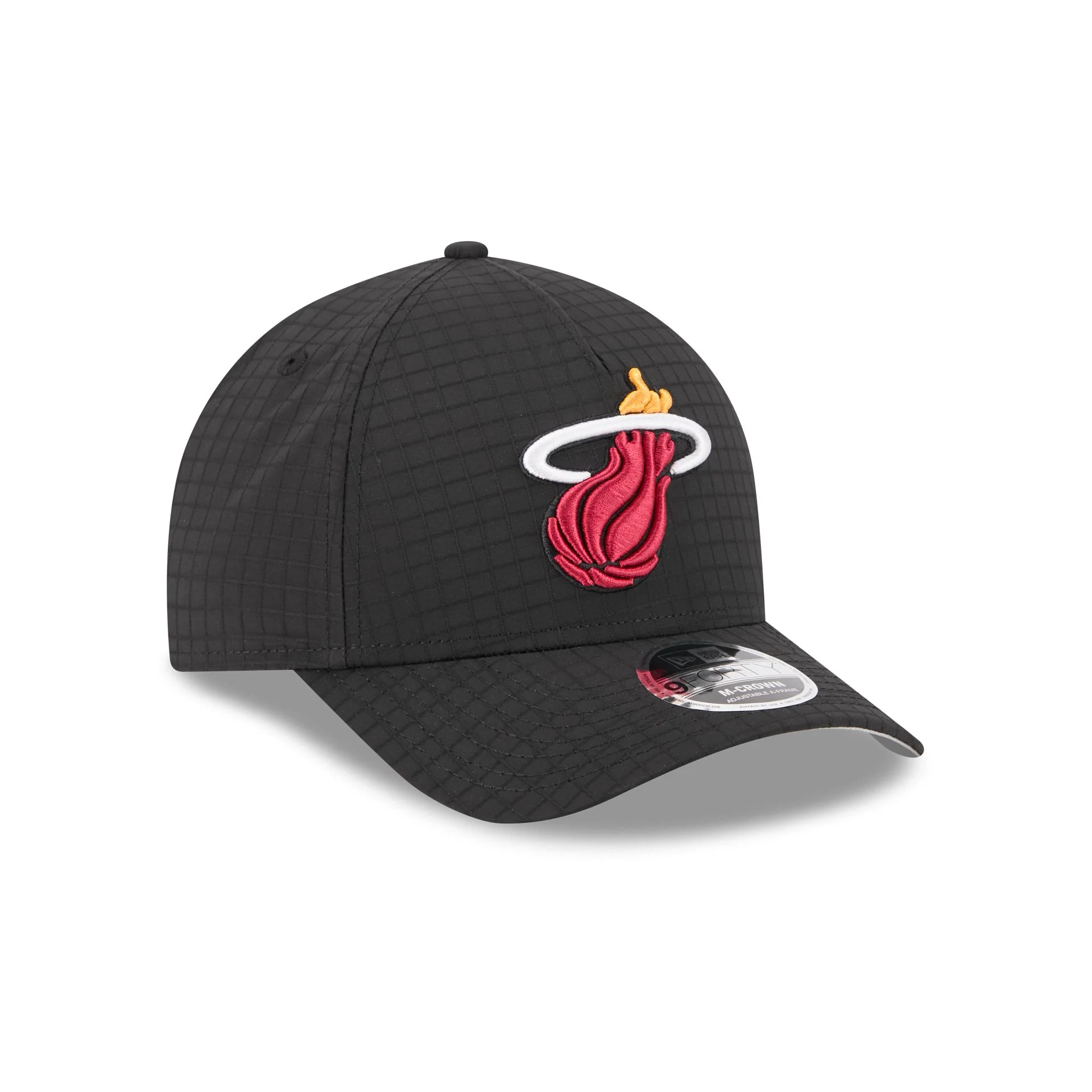Miami Heat Ripstop 9FORTY M-Crown A-Frame Snapback Hat