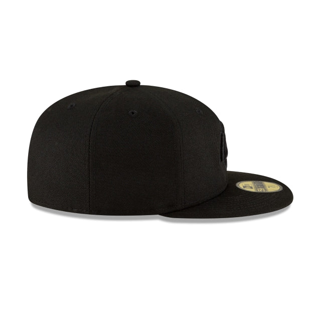 Los Angeles Rams Black On Black 59FIFTY Fitted Hat