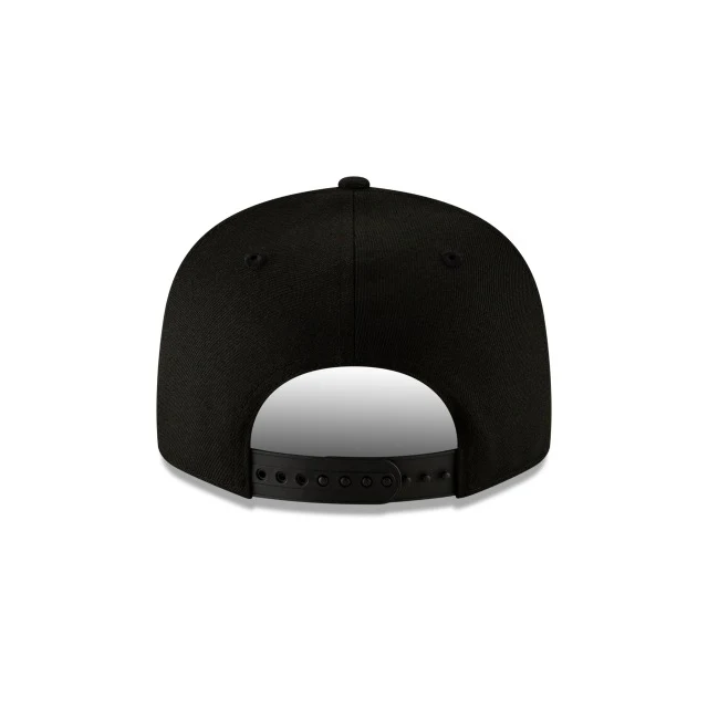 Detroit Lions Black On Black 9FIFTY Snapback Hat