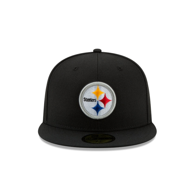 Pittsburgh Steelers Black 59FIFTY Fitted Hat