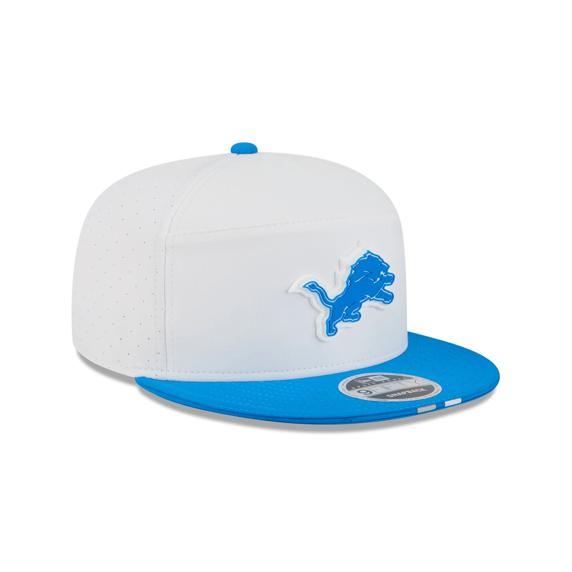 Detroit Lions 2025 Training Split Panel 9FIFTY Snapback Hat