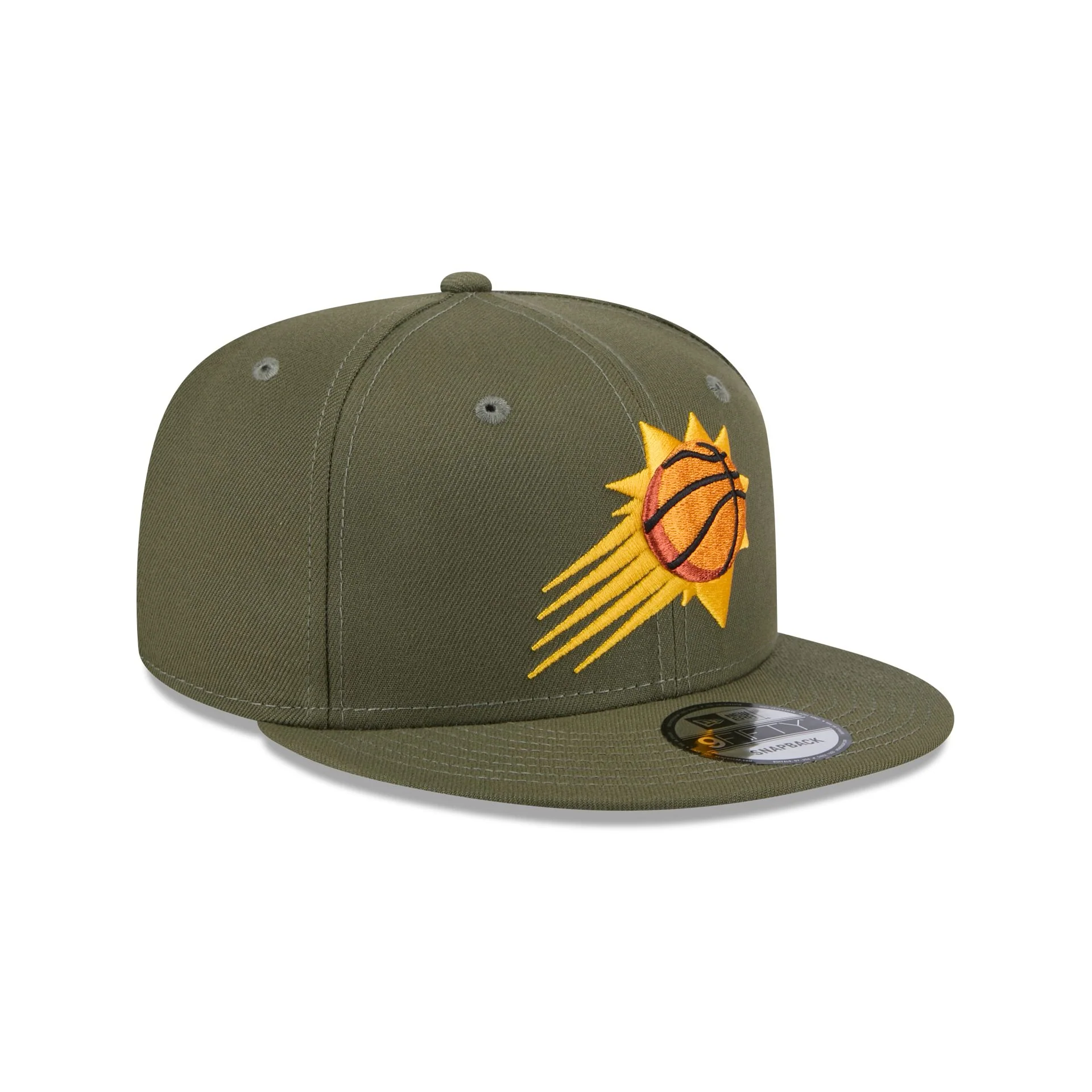 Phoenix Suns Olive 9FIFTY Snapback Hat