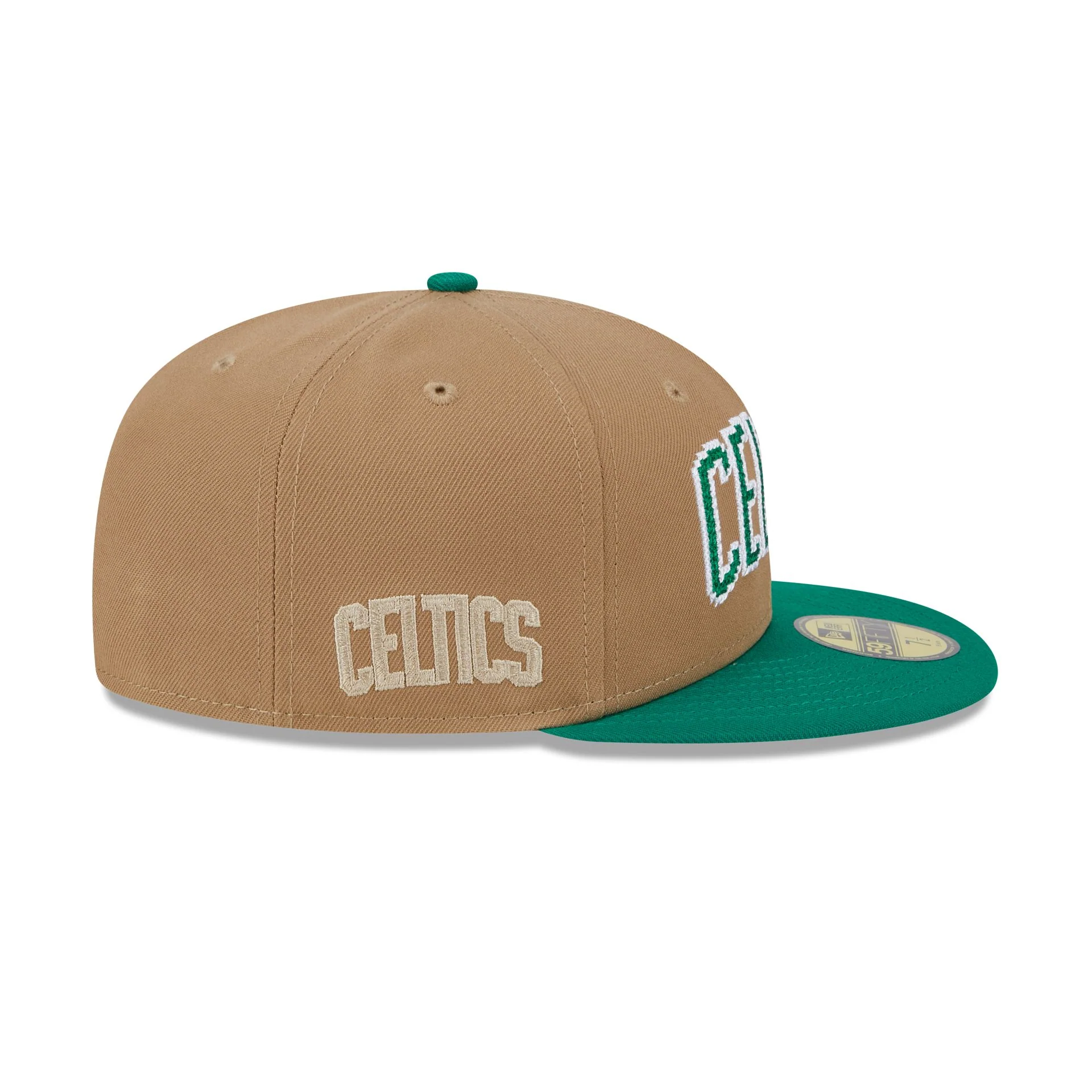 Boston Celtics Classic 8-Bit Wordmark 59FIFTY Fitted Hat