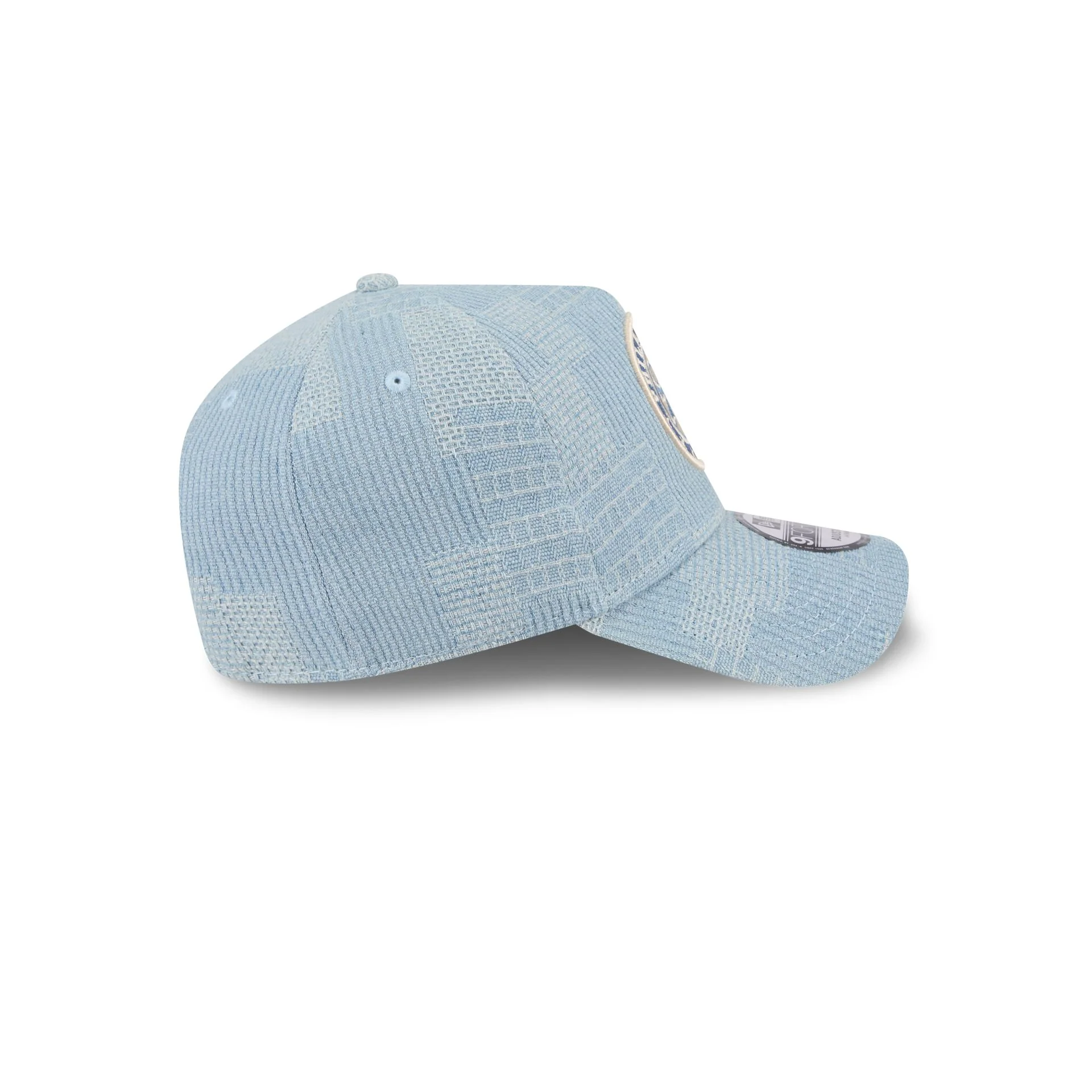 Philadelphia 76ers Logo Essentials Denim 9FORTY A-Frame Snapback Hat