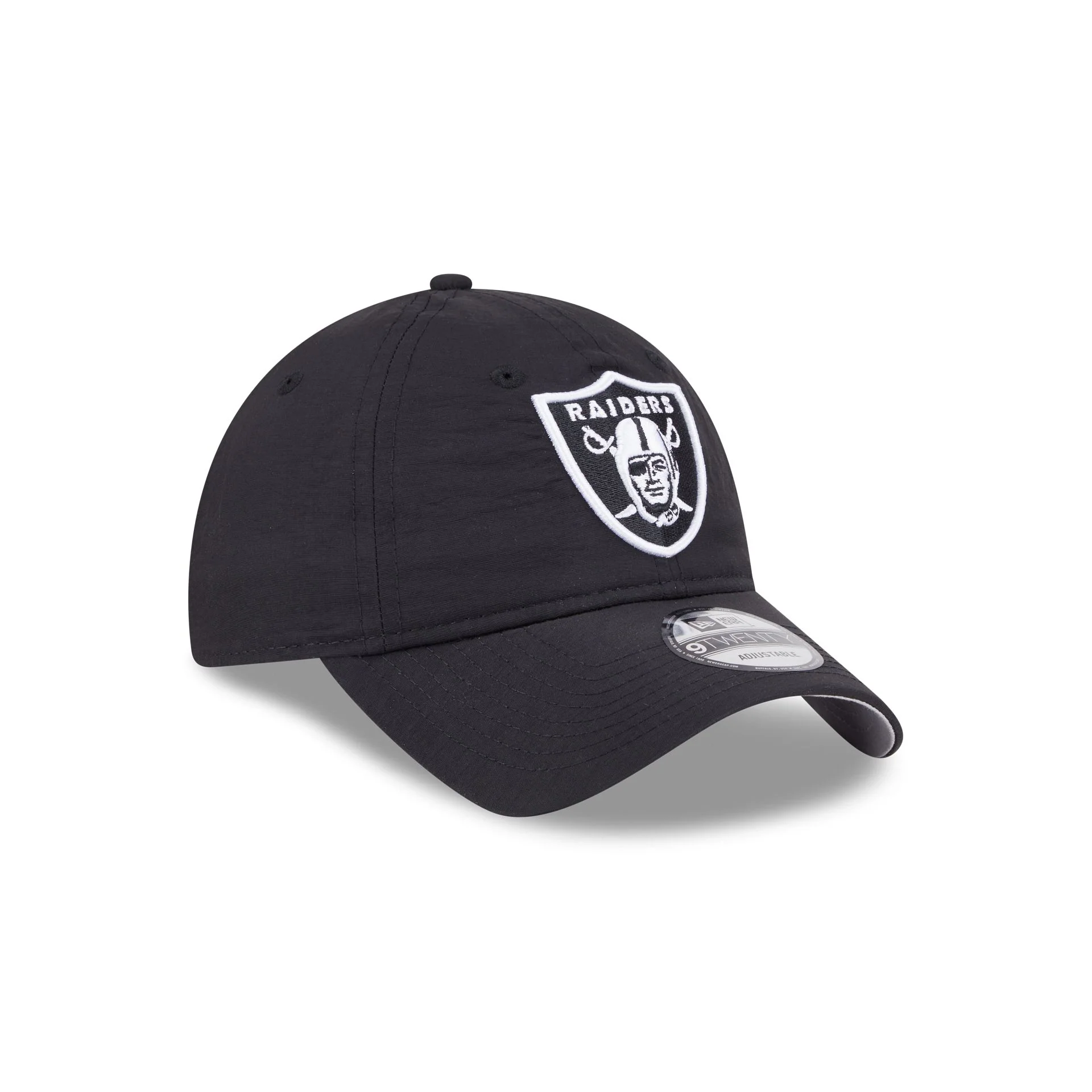 Las Vegas Raiders Everyday Nylon Black 9TWENTY Adjustable Hat