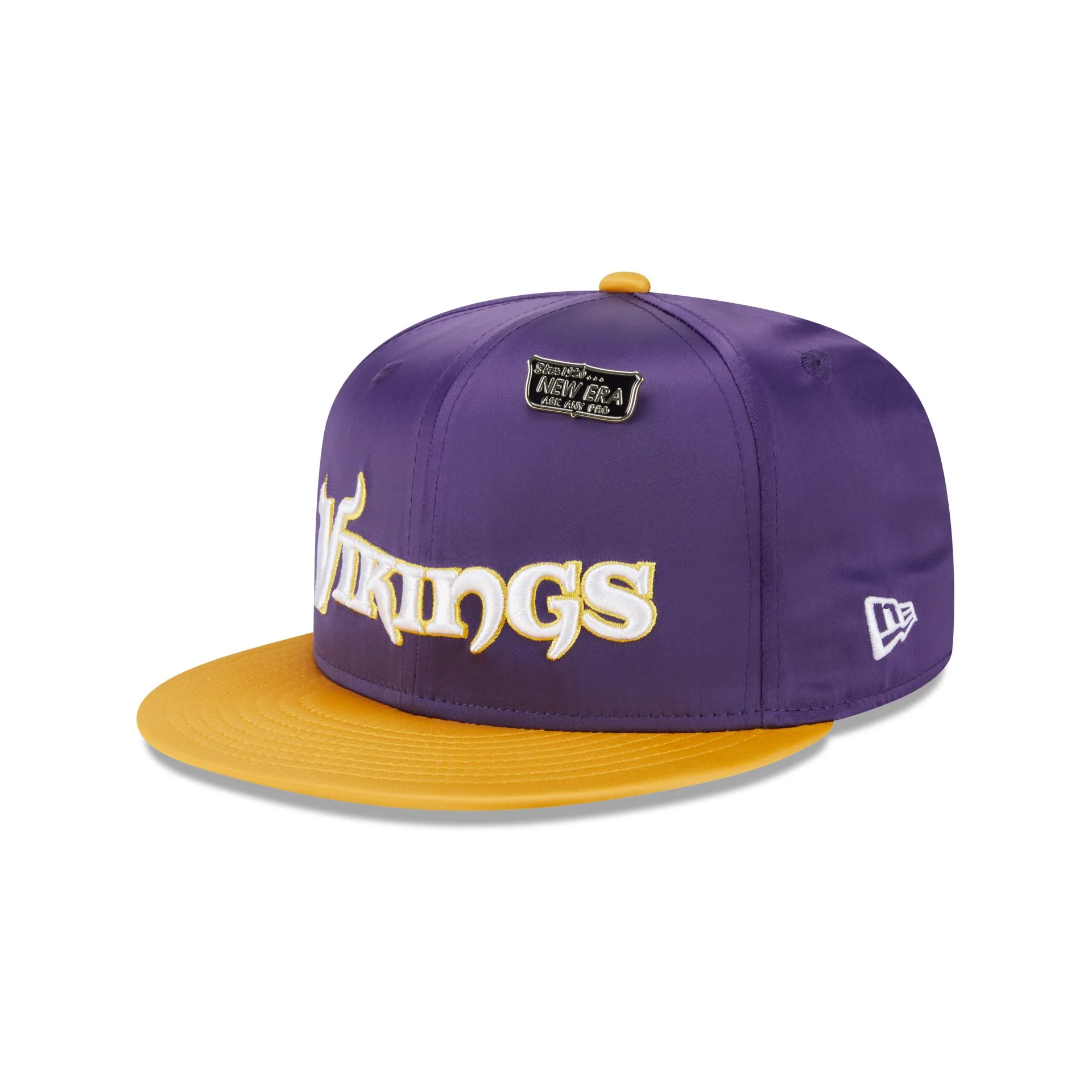 Minnesota Vikings Spring Satin 59FIFTY Fitted Hat