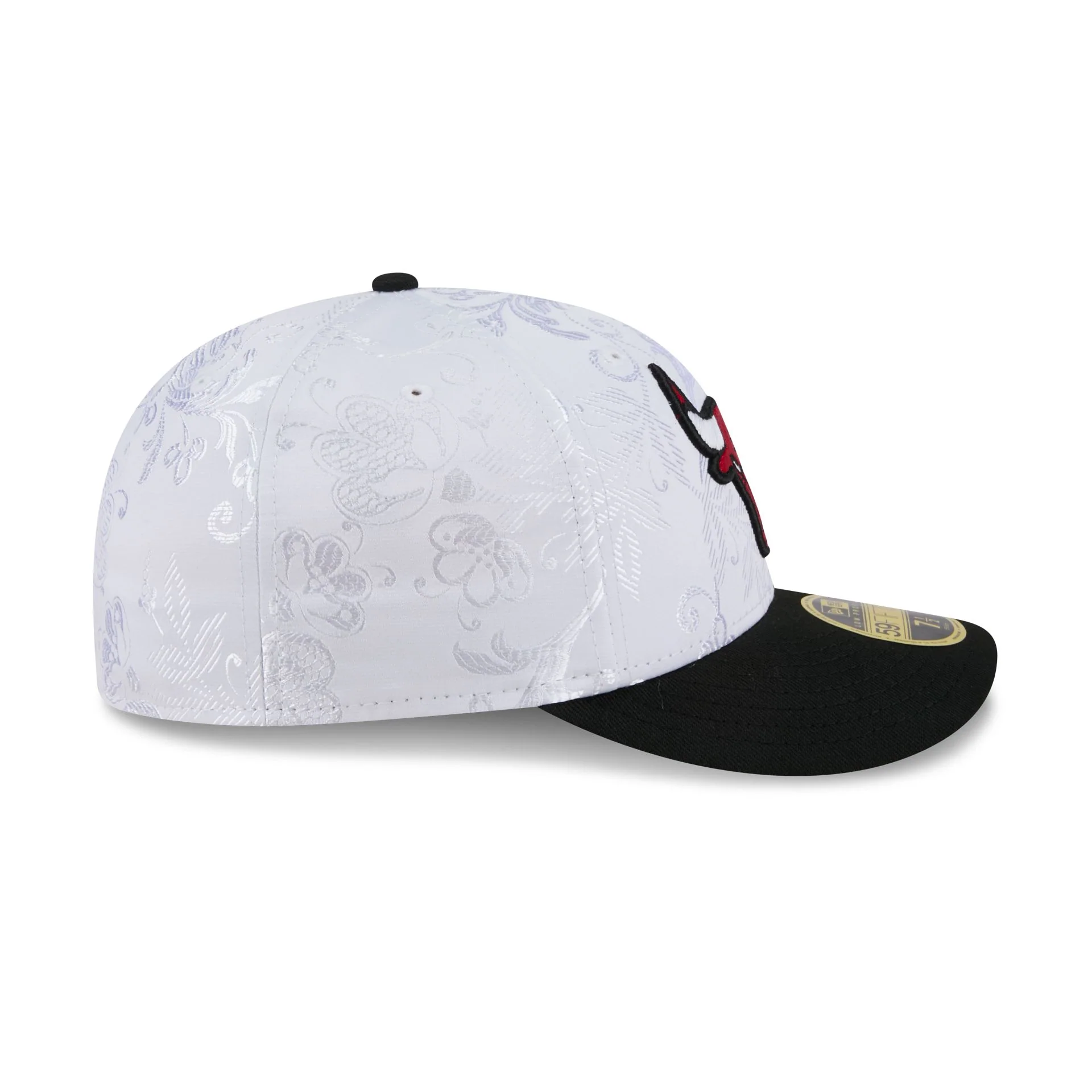 Chicago Bulls Floral Shine Low Profile 59FIFTY Fitted Hat