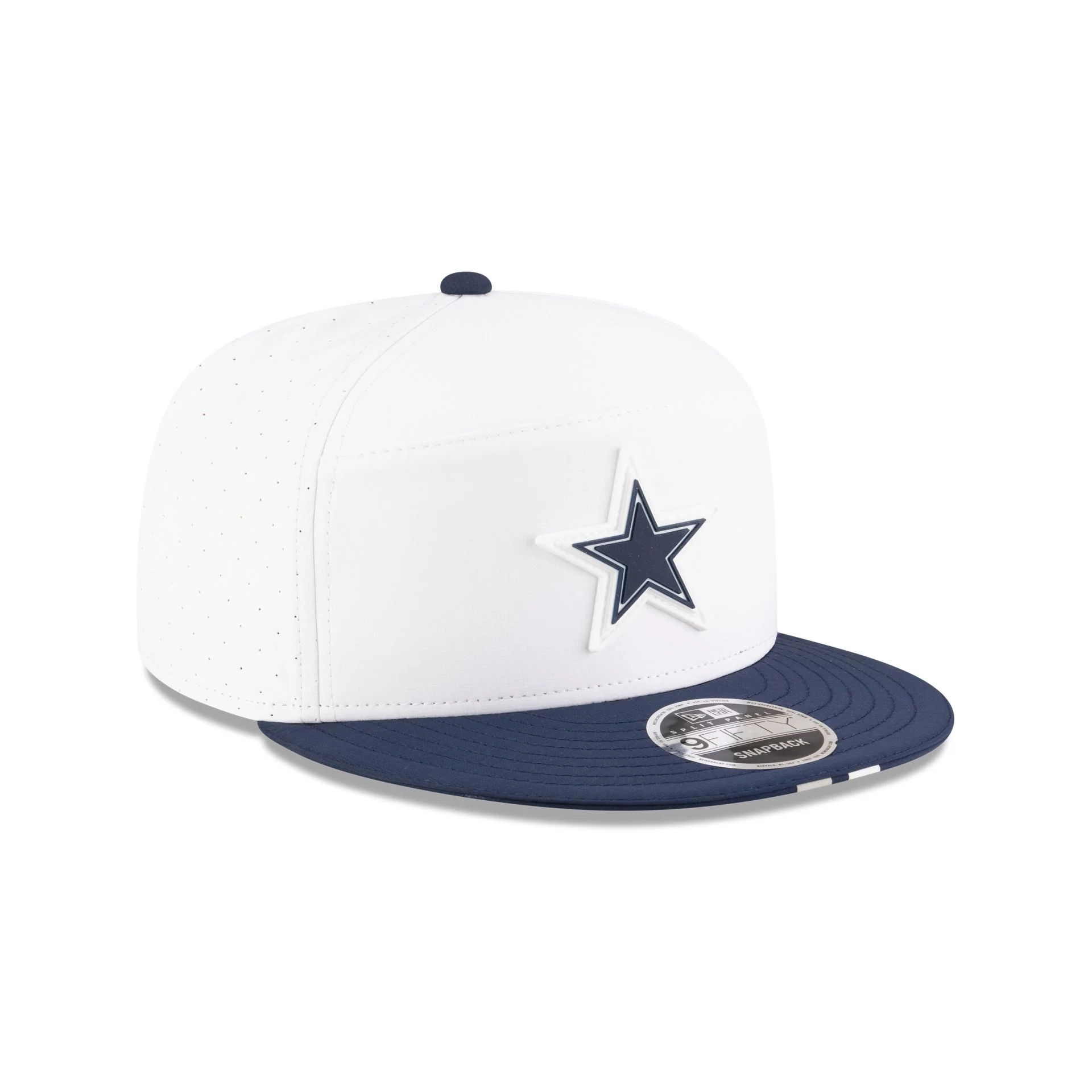 Dallas Cowboys 2025 Training Split Panel 9FIFTY Snapback Hat