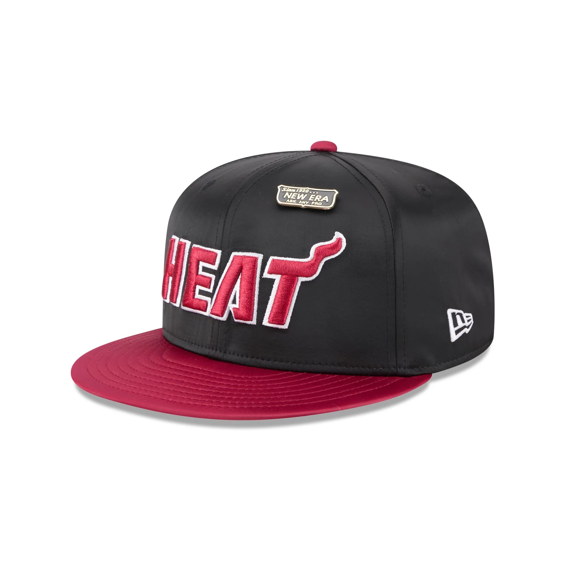 Miami Heat Spring Satin 59FIFTY Fitted Hat