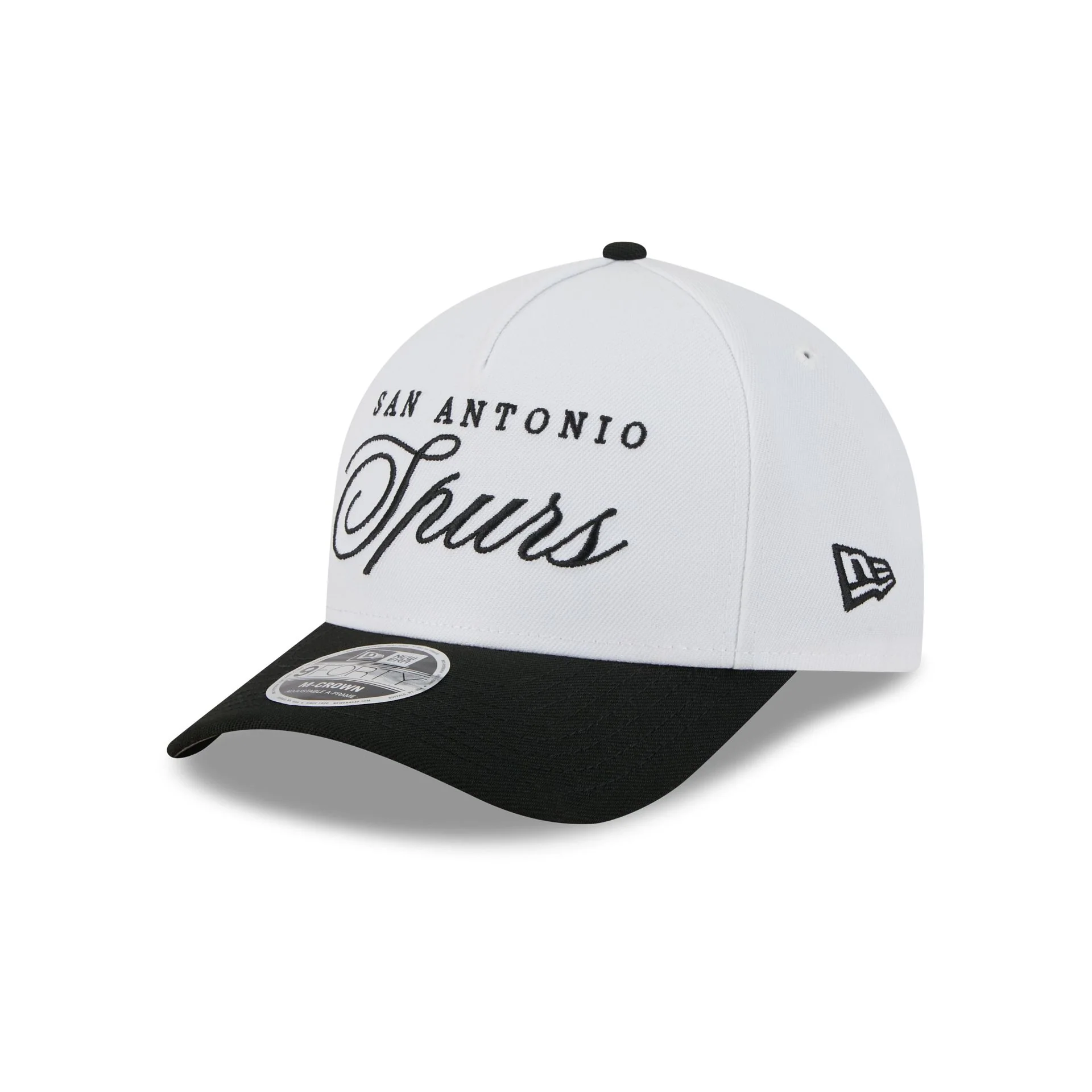 San Antonio Spurs 2025 Draft 9FORTY M-Crown A-Frame Snapback Hat