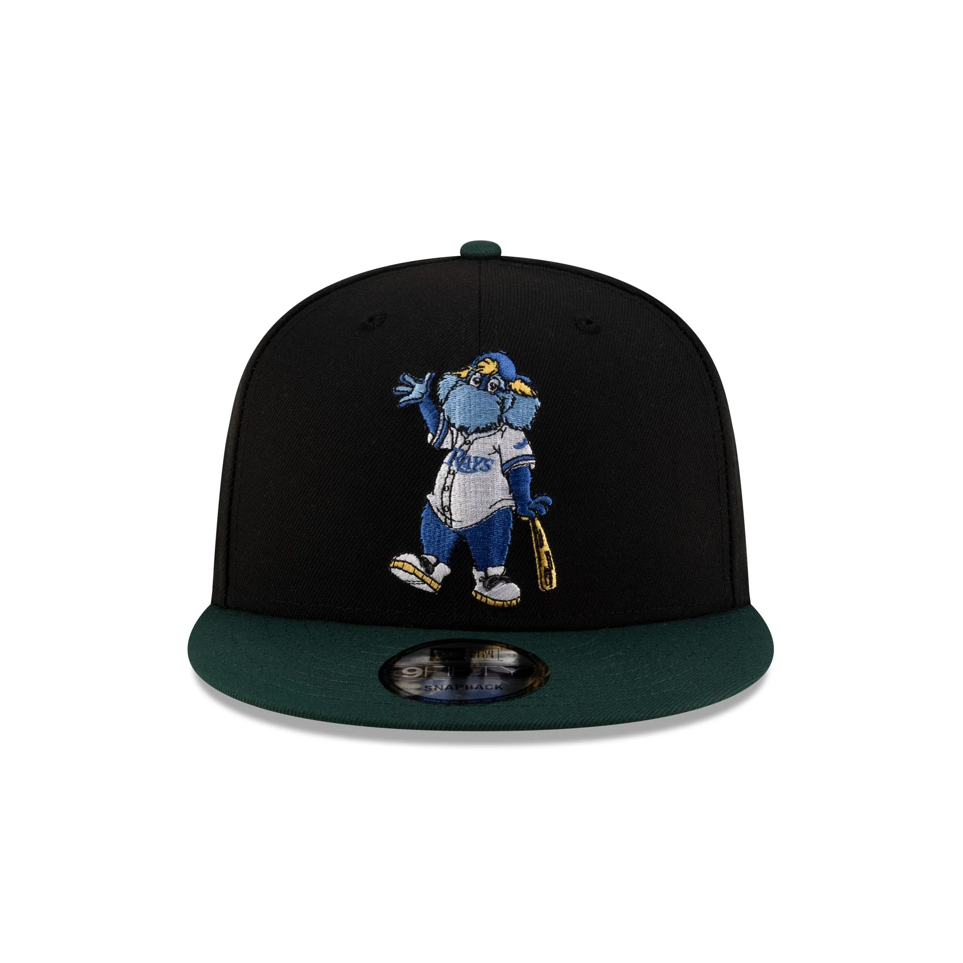 Tampa Bay Rays Mascot Black 9FIFTY Snapback Hat