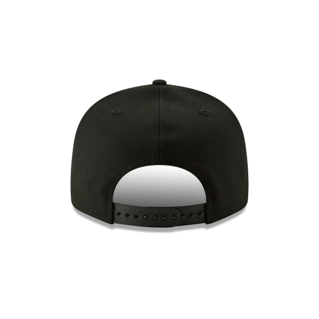 Carolina Panthers Basic Black On Black 9FIFTY Snapback Hat