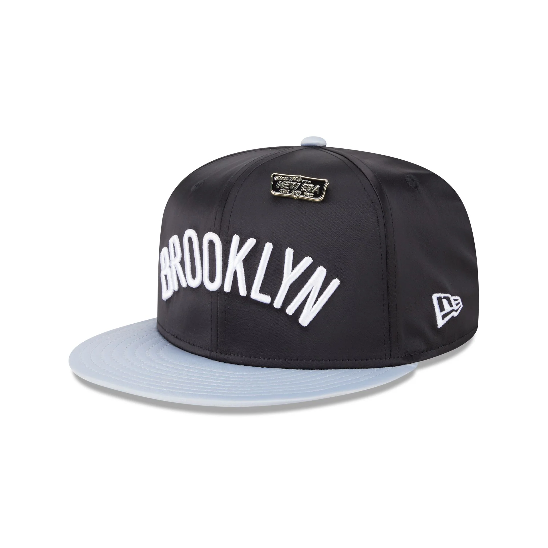 Brooklyn Nets Satin Pin 9FIFTY Snapback Hat