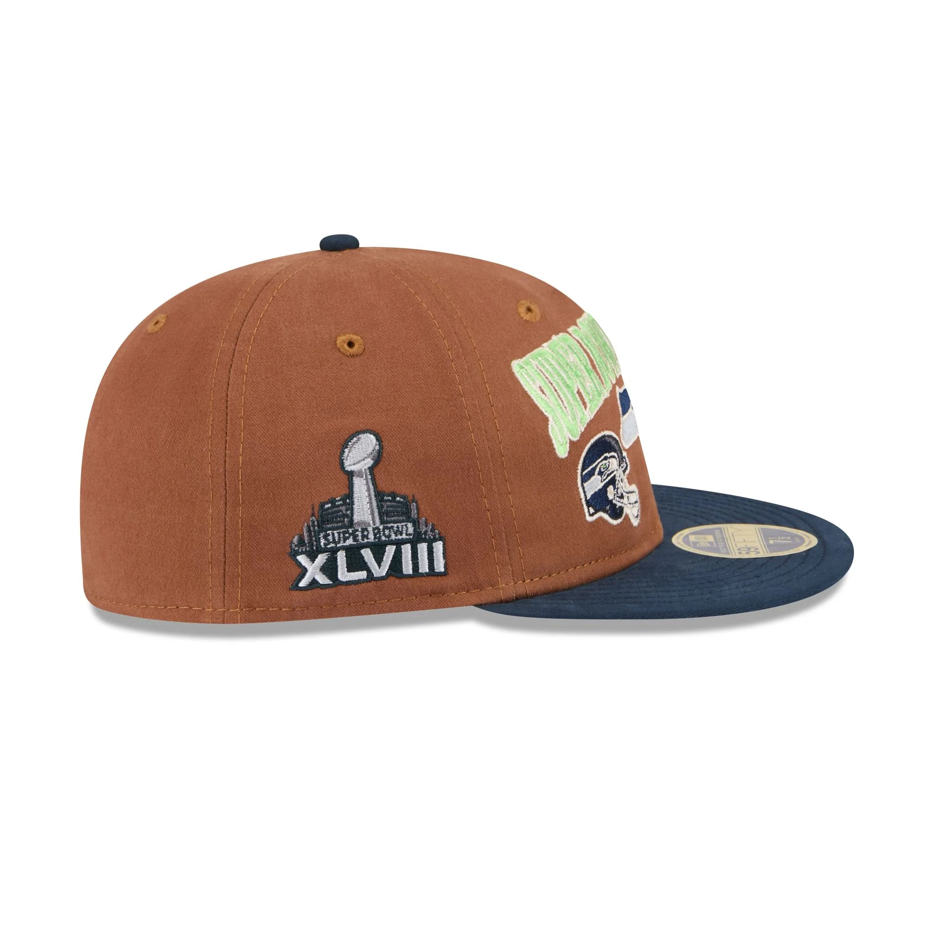 Seattle Seahawks Champions Retro Crown 59FIFTY Fitted Hat