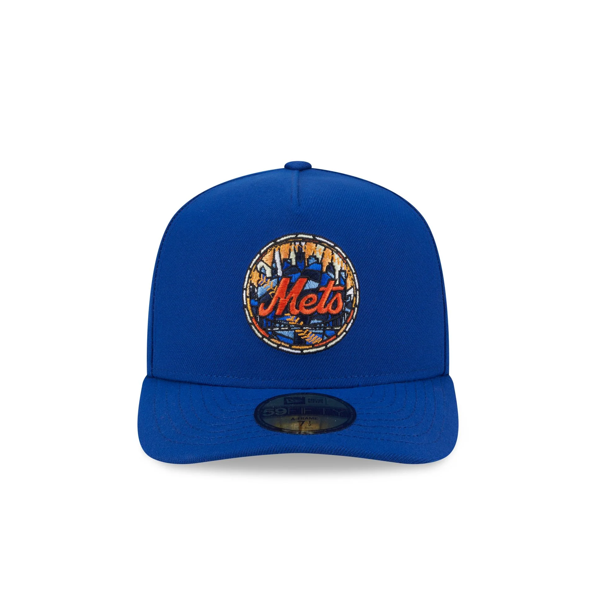 New York Mets Stained Glass 59FIFTY A-Frame Fitted Hat