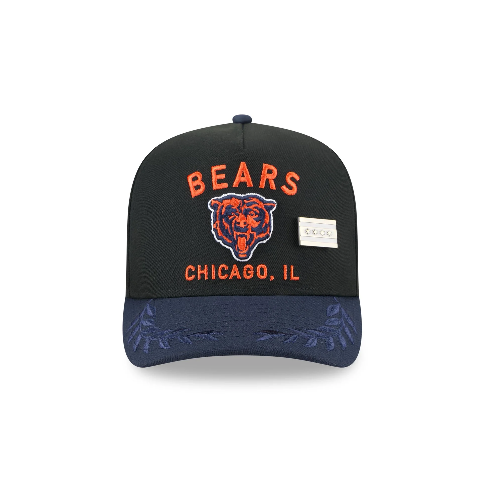 Chicago Bears 2025 Draft Black 59FIFTY A-Frame Fitted Hat
