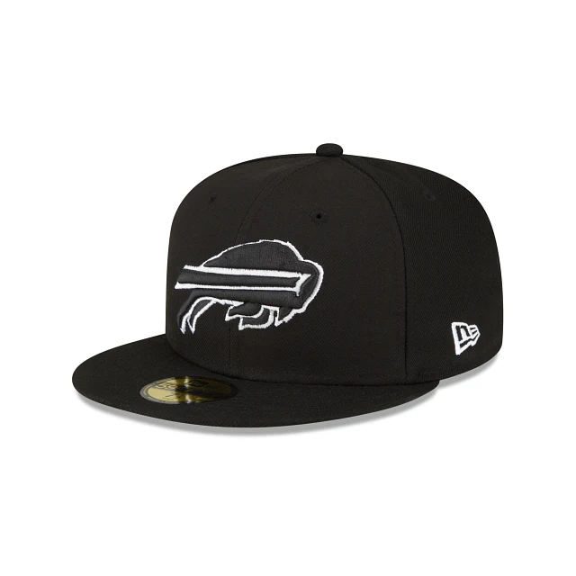 Buffalo Bills Sidepatch Black 59FIFTY Fitted Hat