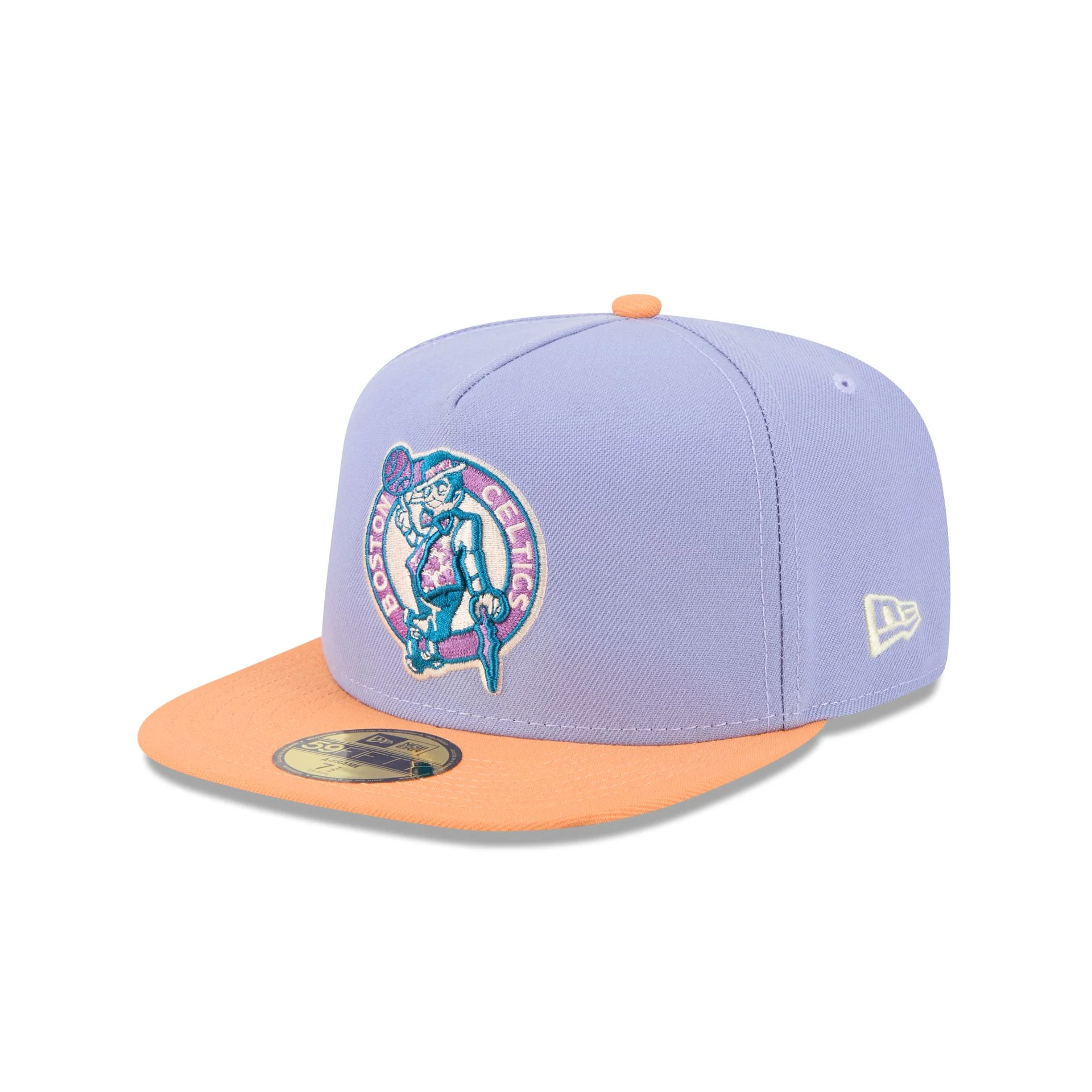 Boston Celtics Lavender 59FIFTY A-Frame Fitted Hat