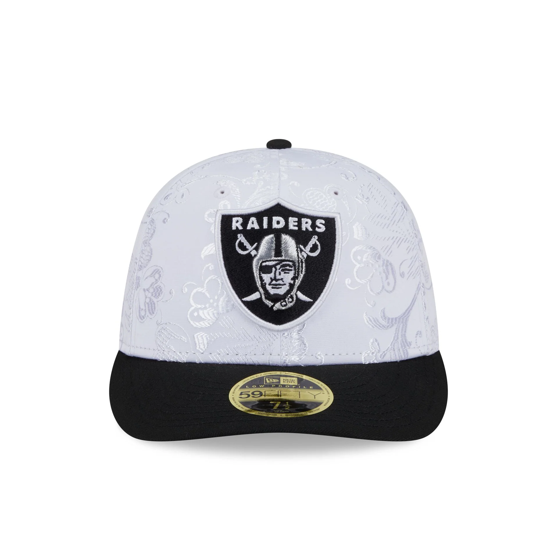 Las Vegas Raiders Floral Shine Low Profile 59FIFTY Fitted Hat