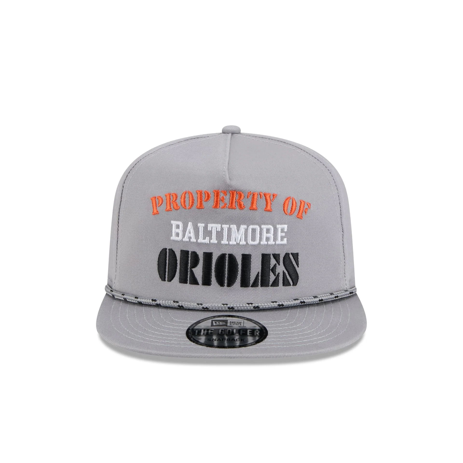 Baltimore Orioles Vintage Gray Rope Golfer Hat