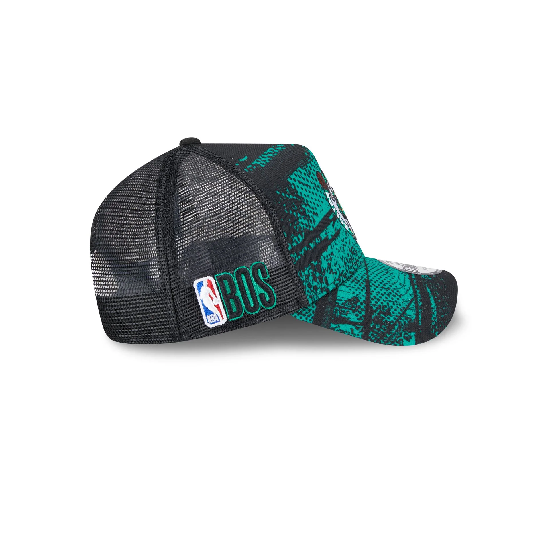 Boston Celtics 2024 Tip-Off 9FORTY A-Frame Trucker Hat