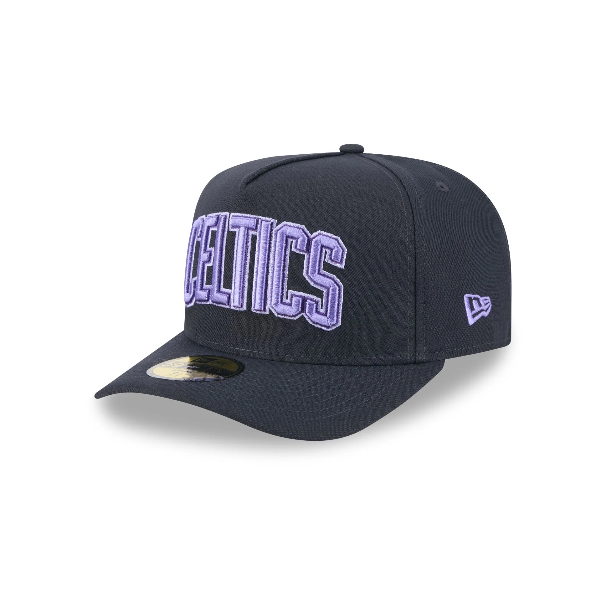 Boston Celtics Navy Lavender 59FIFTY A-Frame Fitted Hat