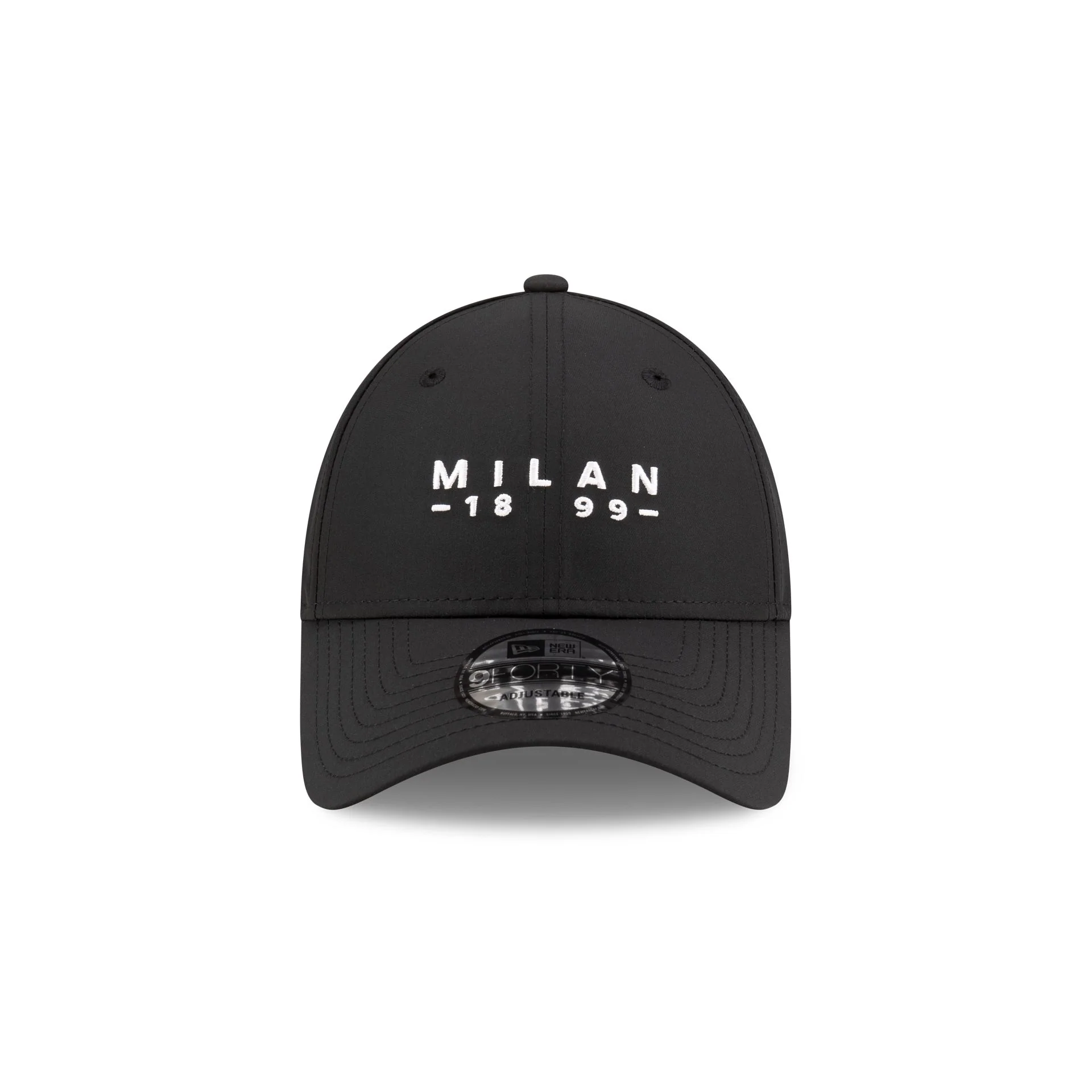 AC Milan Established Wordmark Black 9FORTY Adjustable Hat