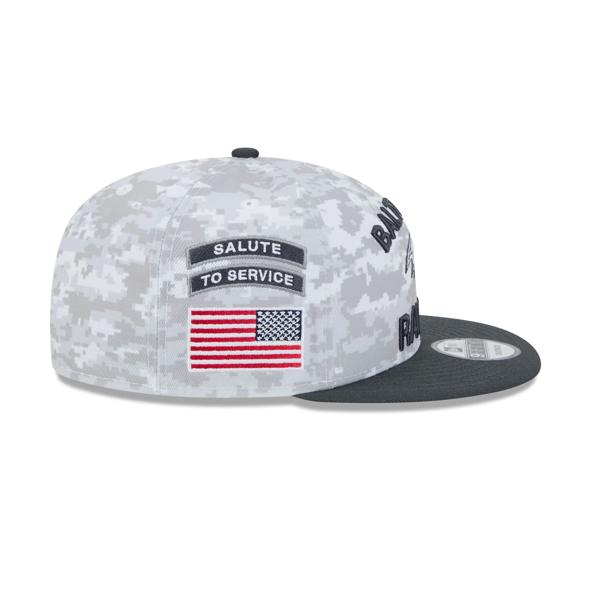 Baltimore Ravens 2024 Salute to Service 9FIFTY Snapback Hat