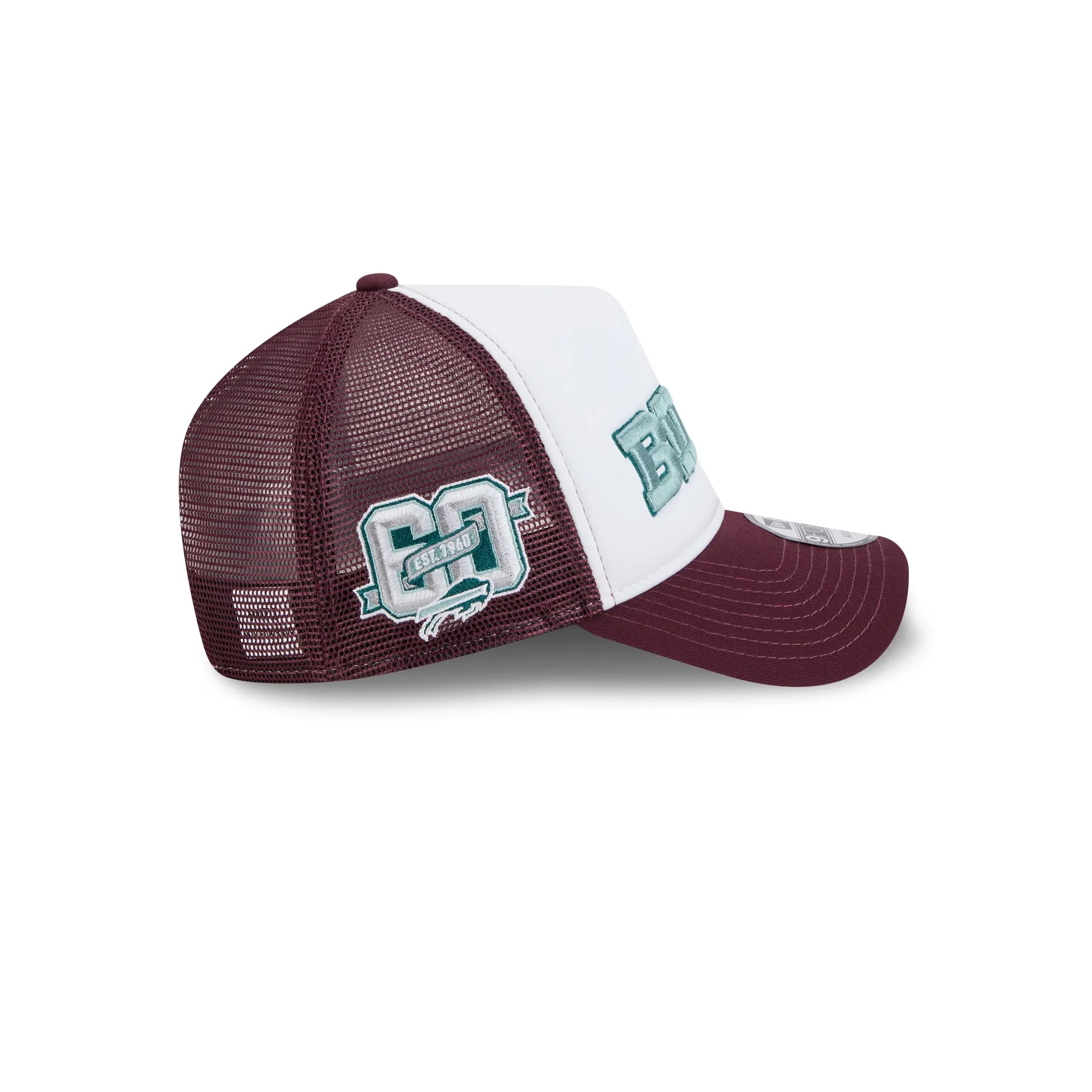 Buffalo Bills Optic White 9FORTY A-Frame Snapback Hat