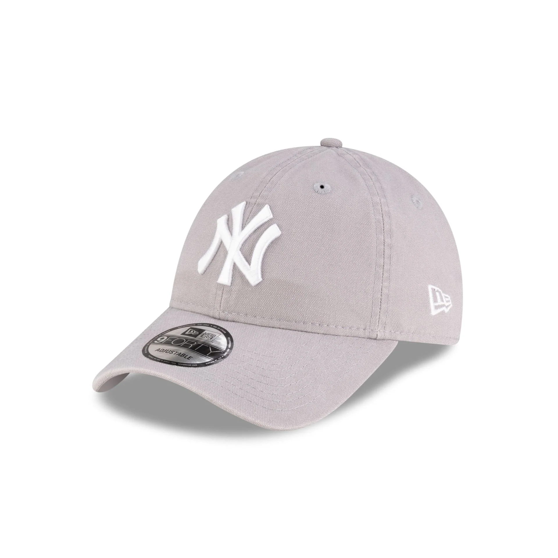 New York Yankees Gray Duck Canvas 9FORTY Adjustable Hat